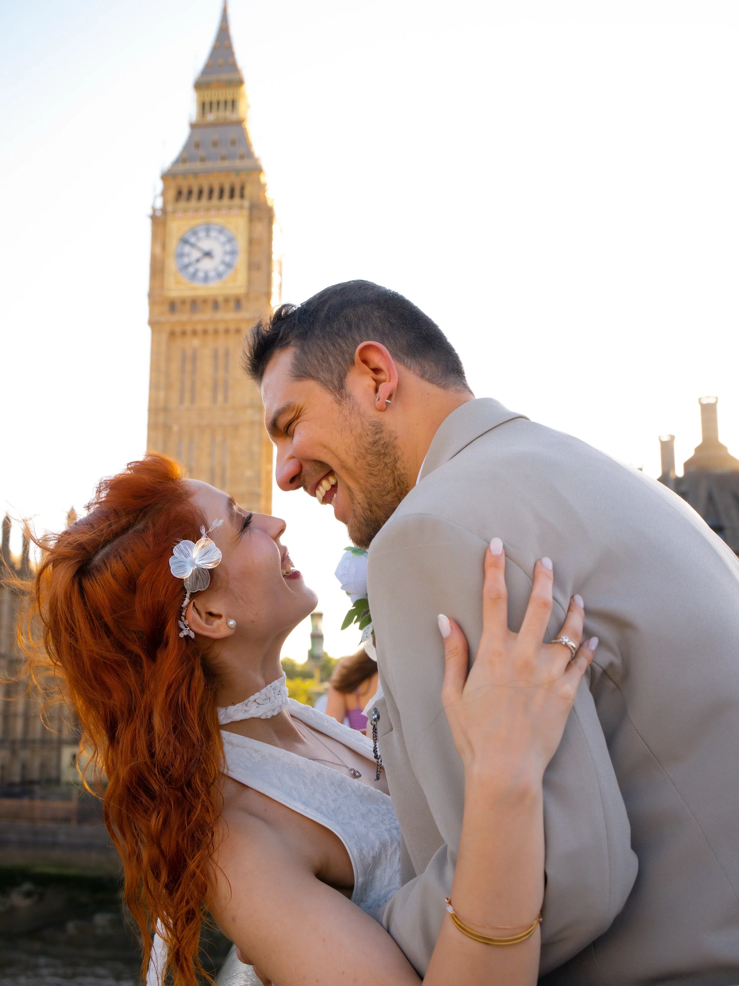 For our final stop with Arif and Bilge, we couldn&rsquo;t resist the London Classic, Big Ben and the London Eye standing side by side, the city&rsquo;s two most iconic landmarks framing our lovebirds perfectly.

From a chance meeting in Edinburgh to 
