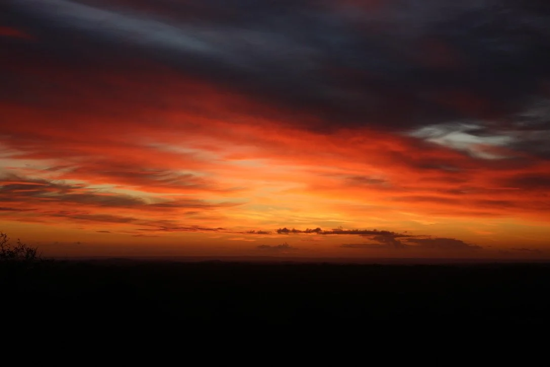 Sunrise the next morning 