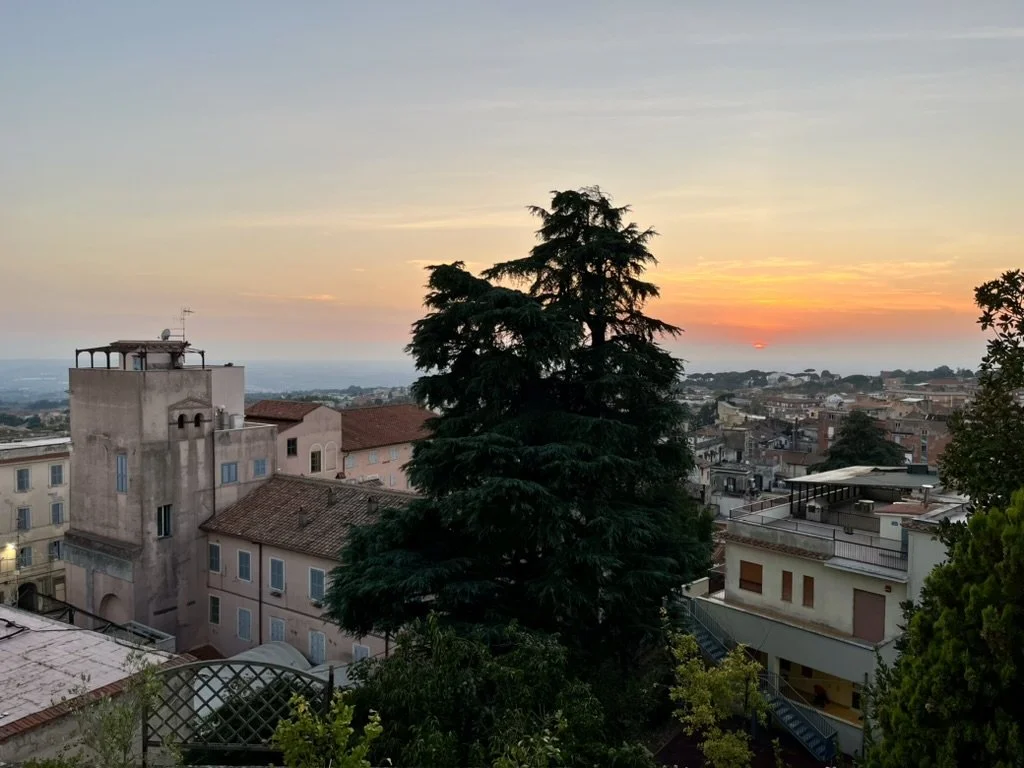 And the view to the west, of the sea