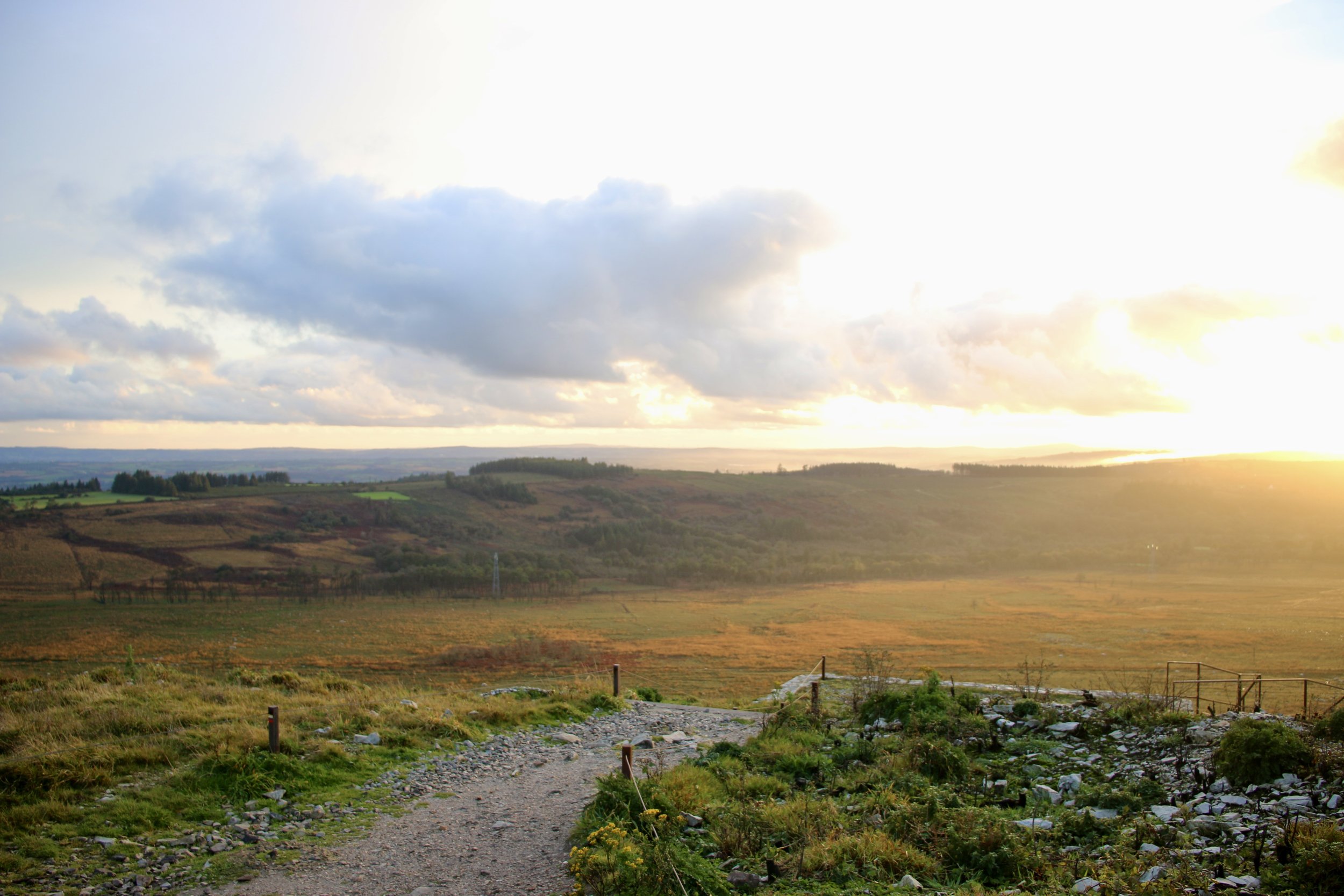 Sunset that evening, at a mountain top church nearby also called Mont Saint Michel