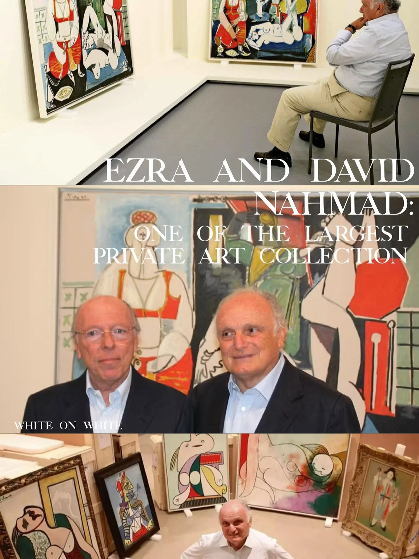 Ezra and David Nahmad are among the most prominent figures in the world of art collecting. The brothers, whose family hails from Lebanon, have been shaping the market for decades and are rightfully regarded as one of the most influential art dynastie