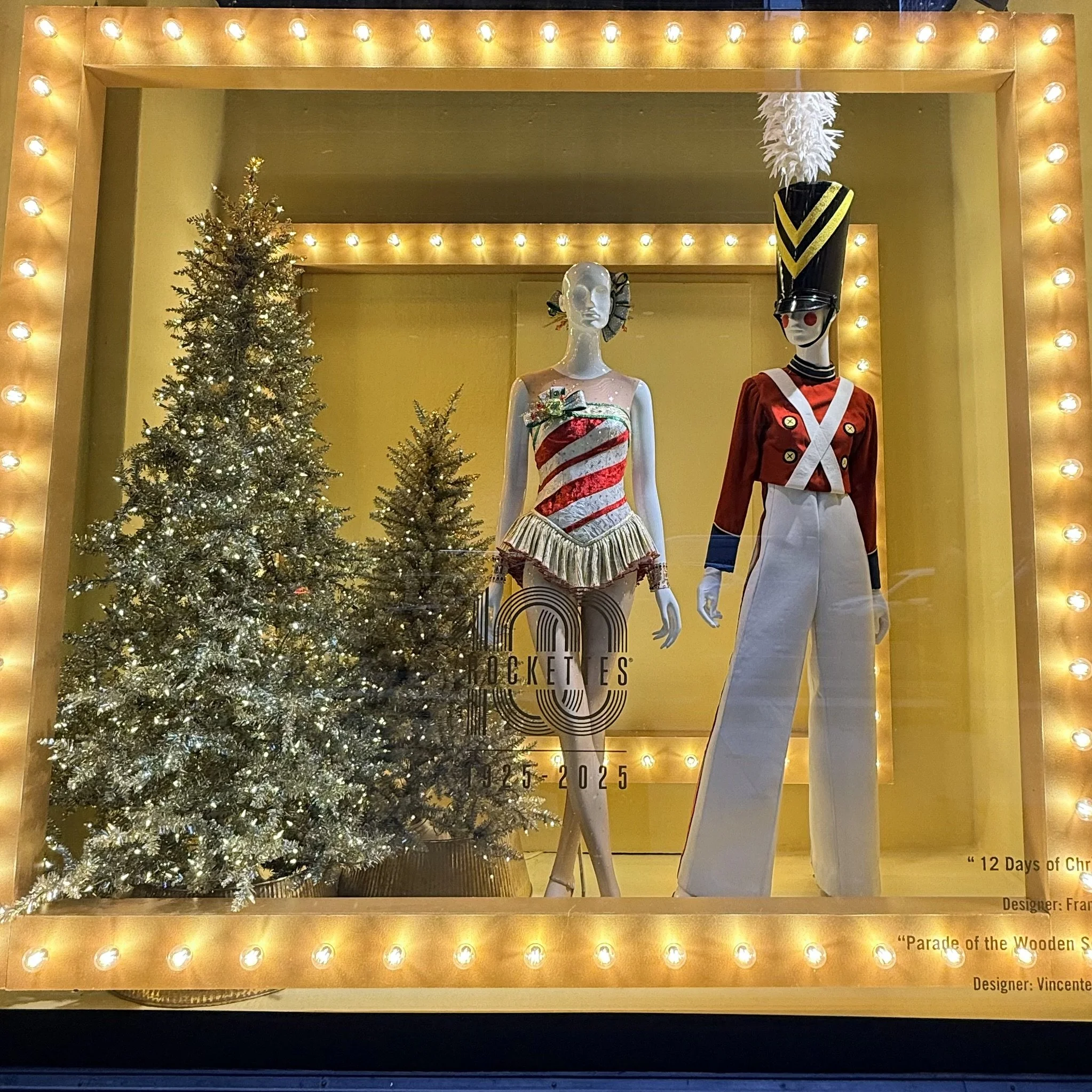 Sax 5th Ave Window display Rockettes