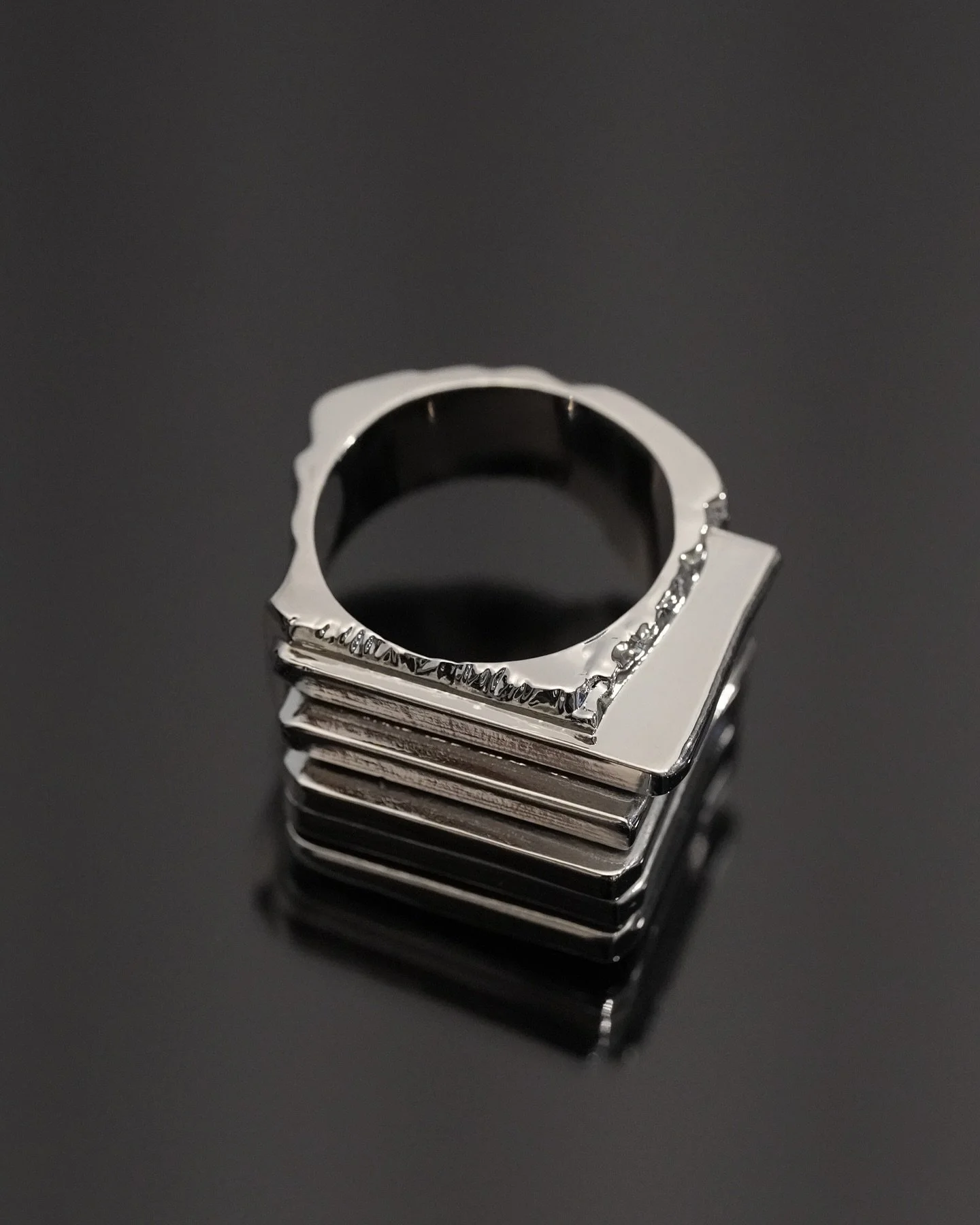 Favorite piece : Glacier Steps Ring
DM for size customization 
.
.
#ring #ringcustomization #fashionarttoronto #jewelry #jewelrydesigner