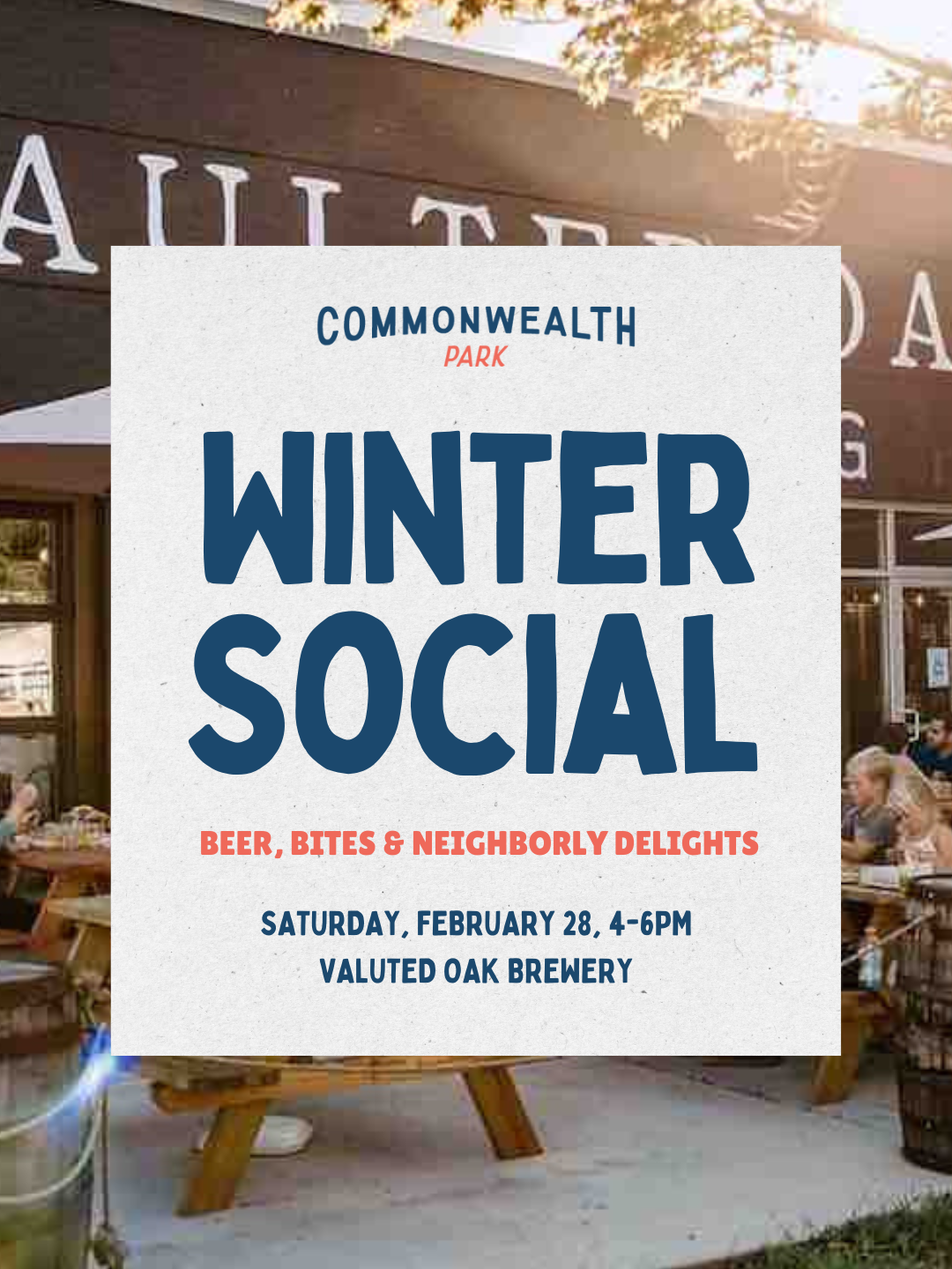 Winter Social: Beer, Bites &amp; Neighborly Delights ❄️🍺