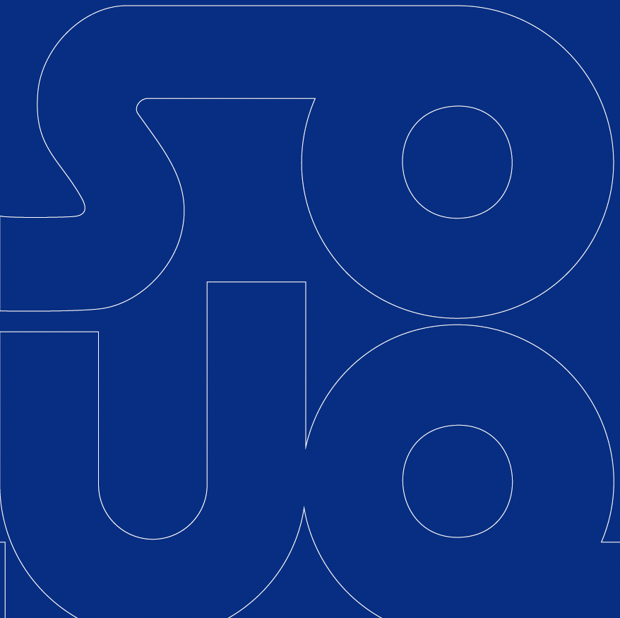 Souq Almowater logo outlined in white on a dark blue background.