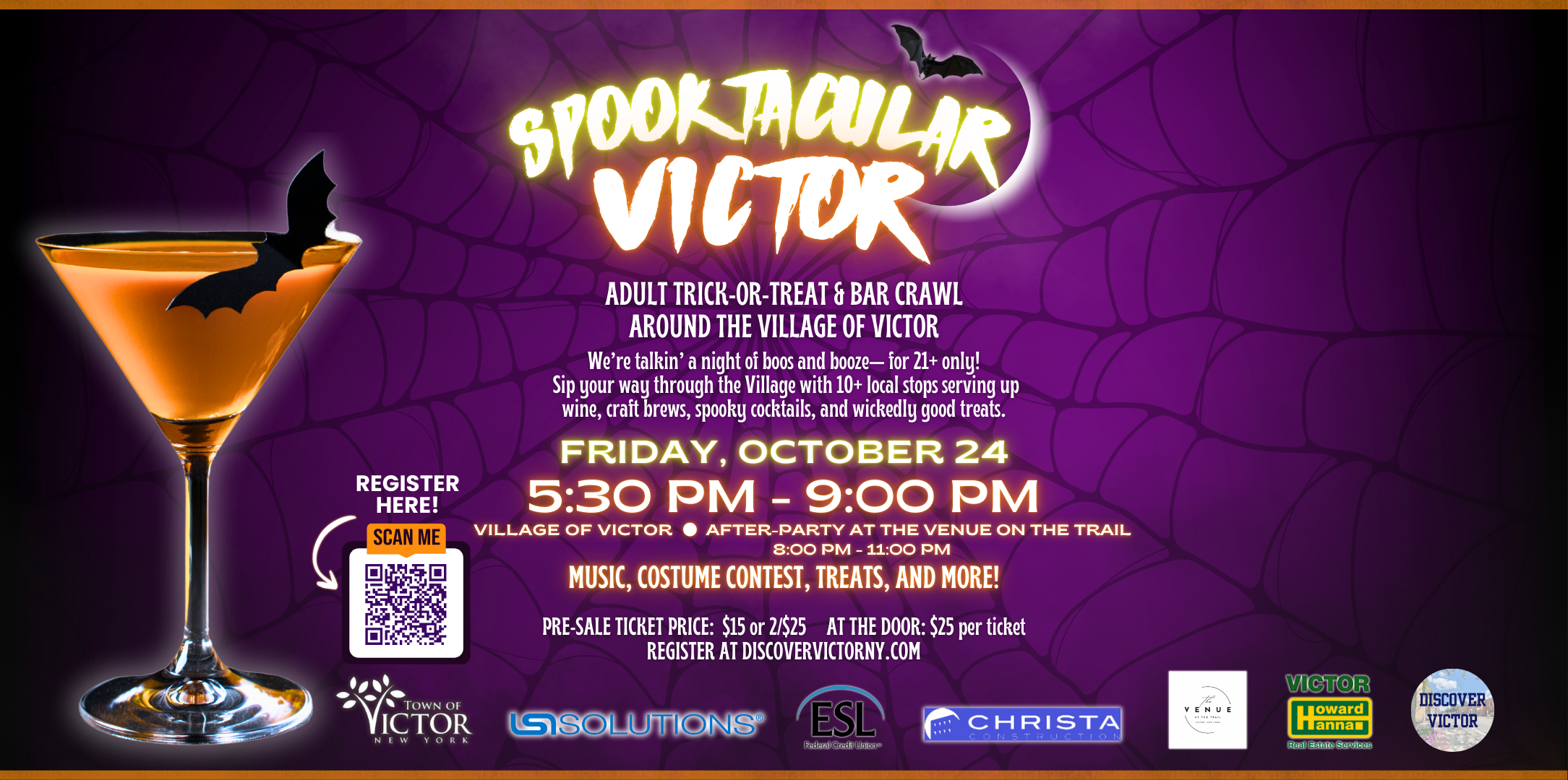 Spooktacular Victor: Adult Trick or Treat & Bar Crawl