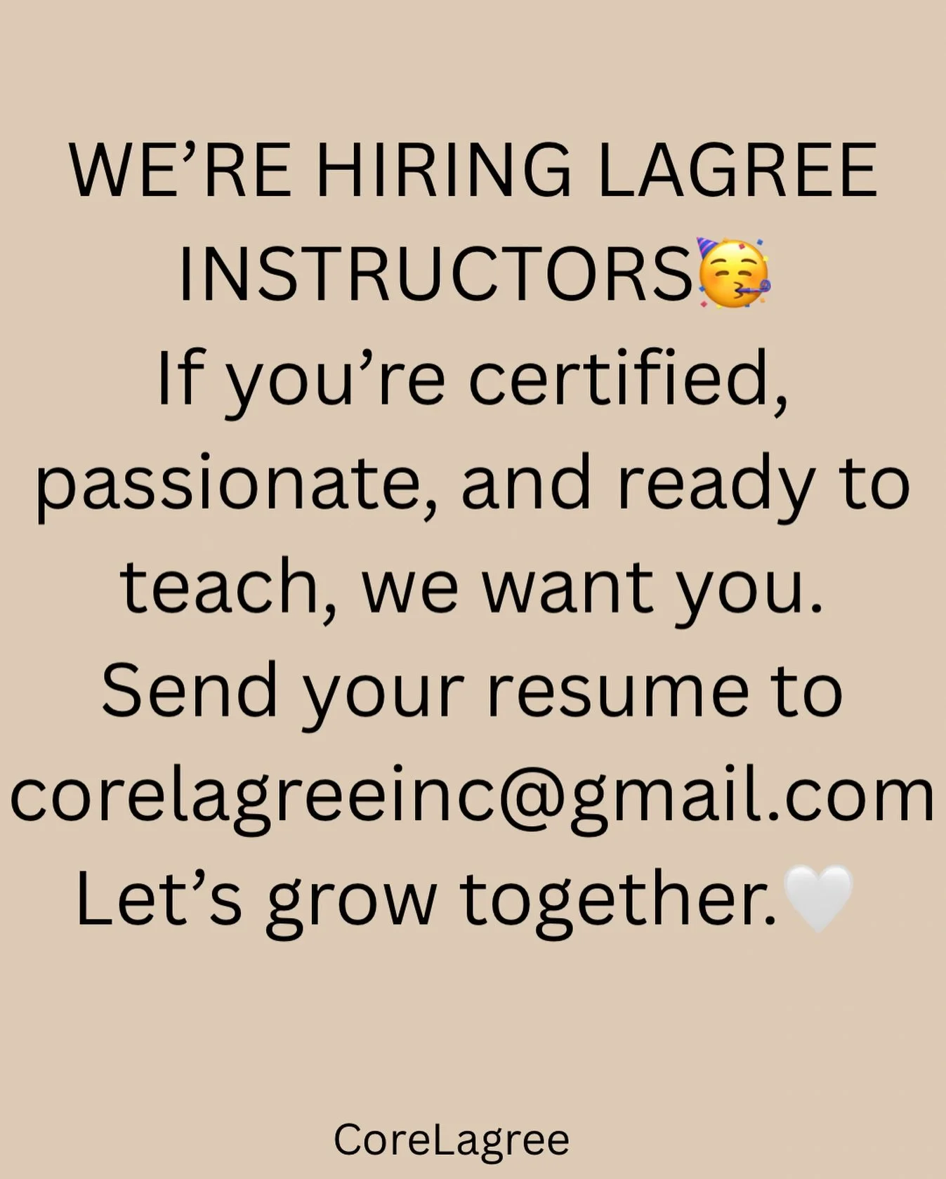 We are hiring certified Lagree instructors! 

👉FOLLOW US for launch updates +class promos.

#lagreefitness #megaformer #motivation #fitness #lowimpact #core #comingsoon #chatsworth #losangeles