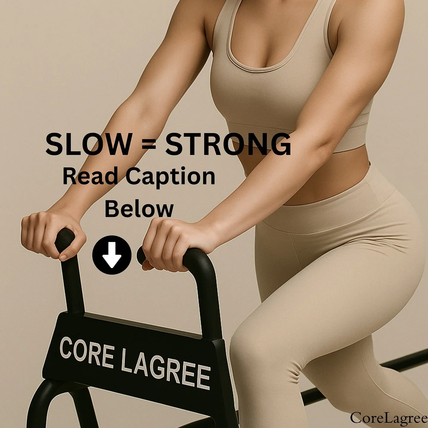 🔥 Why Slow = Strong in Lagree

Speed isn&rsquo;t the goal&mdash;control is.

In Lagree, we move slowly on purpose. Here&rsquo;s why:

⚪️More time under tension = deeper muscle activation

⚪️No momentum means your muscles do all the work

⚪️Improved 