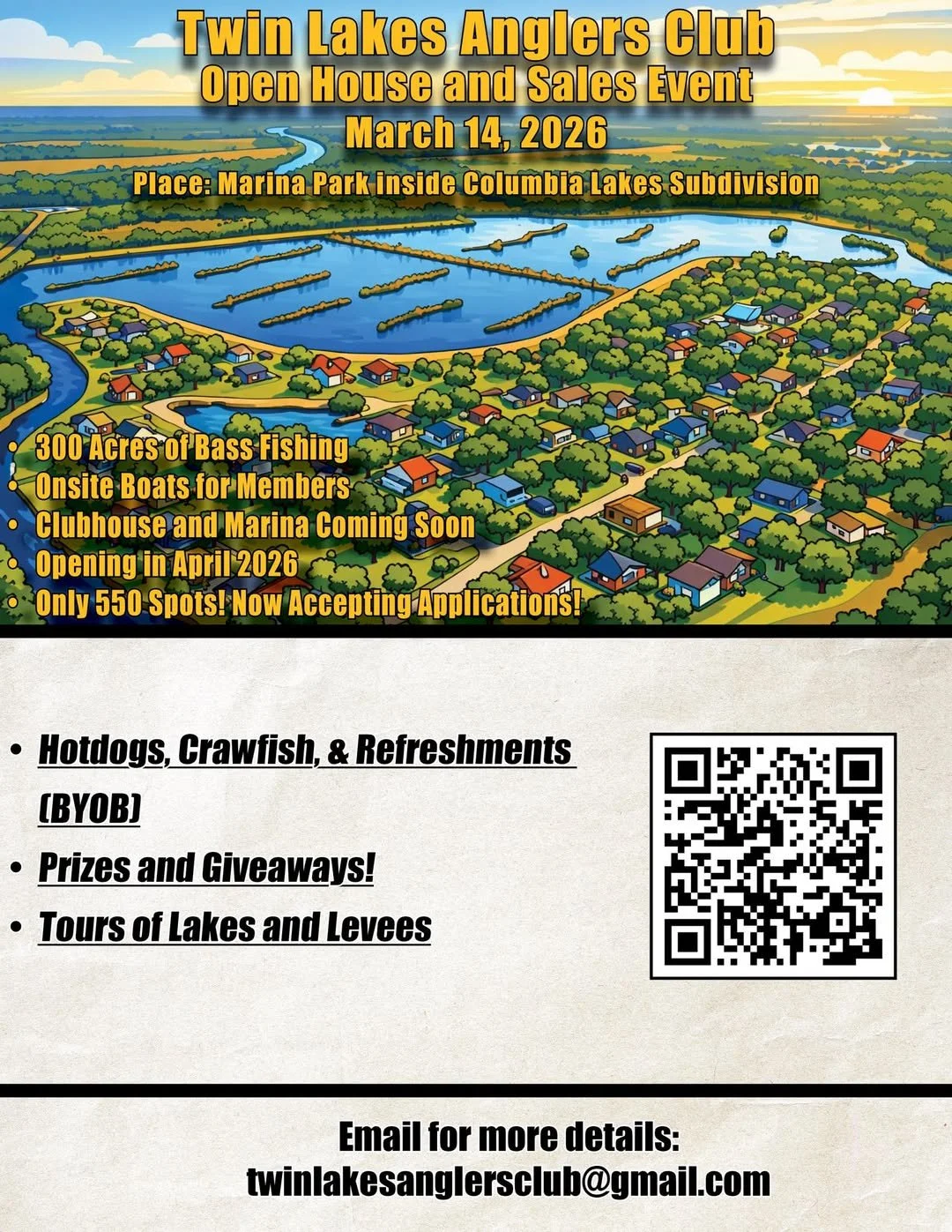 Twin Lakes Open House - March 14th, 2026