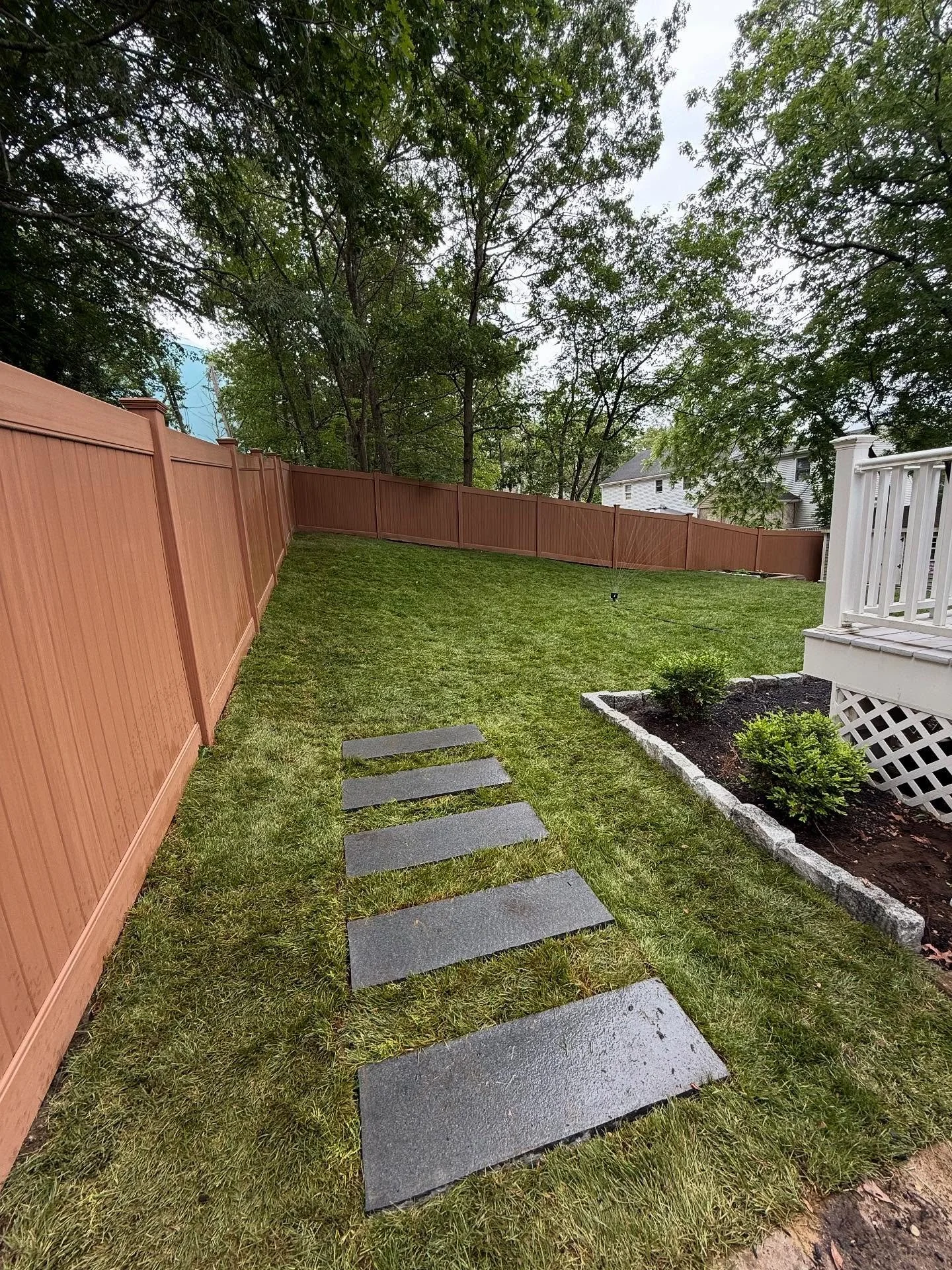 Another beautiful transformation in the books! 🍃 Our team completed a full sod installation for one of the amazing families we&rsquo;ve had the pleasure to work with. Swipe to see the full process &mdash; from bare ground to a lush green lawn, handl