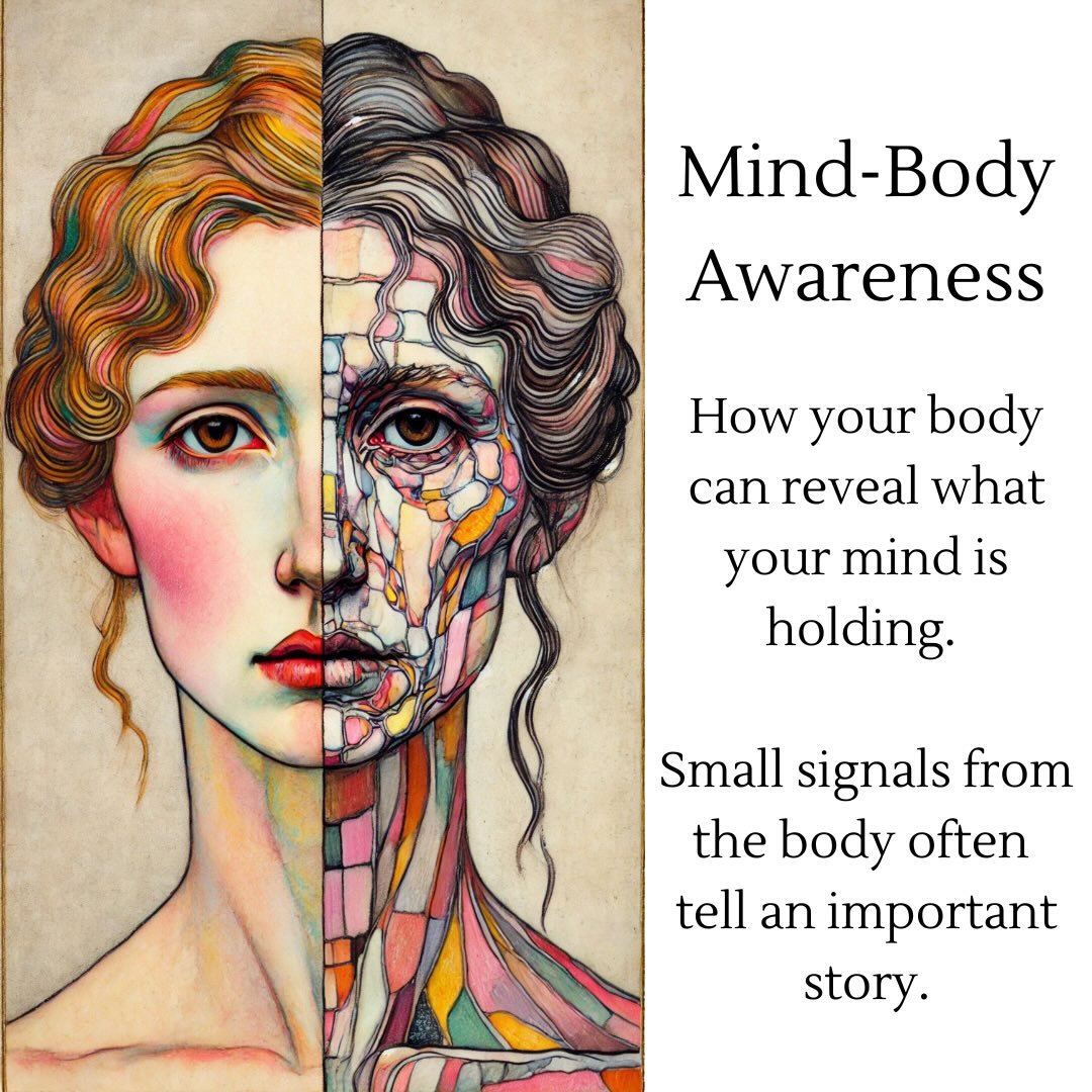 Our thoughts and emotions don&rsquo;t exist separately from the body. 

Stress, anxiety, and overwhelm often appear first through physical signals like muscle tension, shallow breathing, or restlessness. 

Learning to notice these signals can be powe