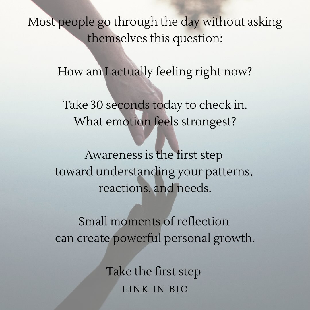 Pause for a moment. 

Before you scroll any further, ask yourself:

What emotion is strongest for me today?

Naming what you feel helps you understand yourself better and build emotional awareness. 

Your feelings are signals- listening to them matte