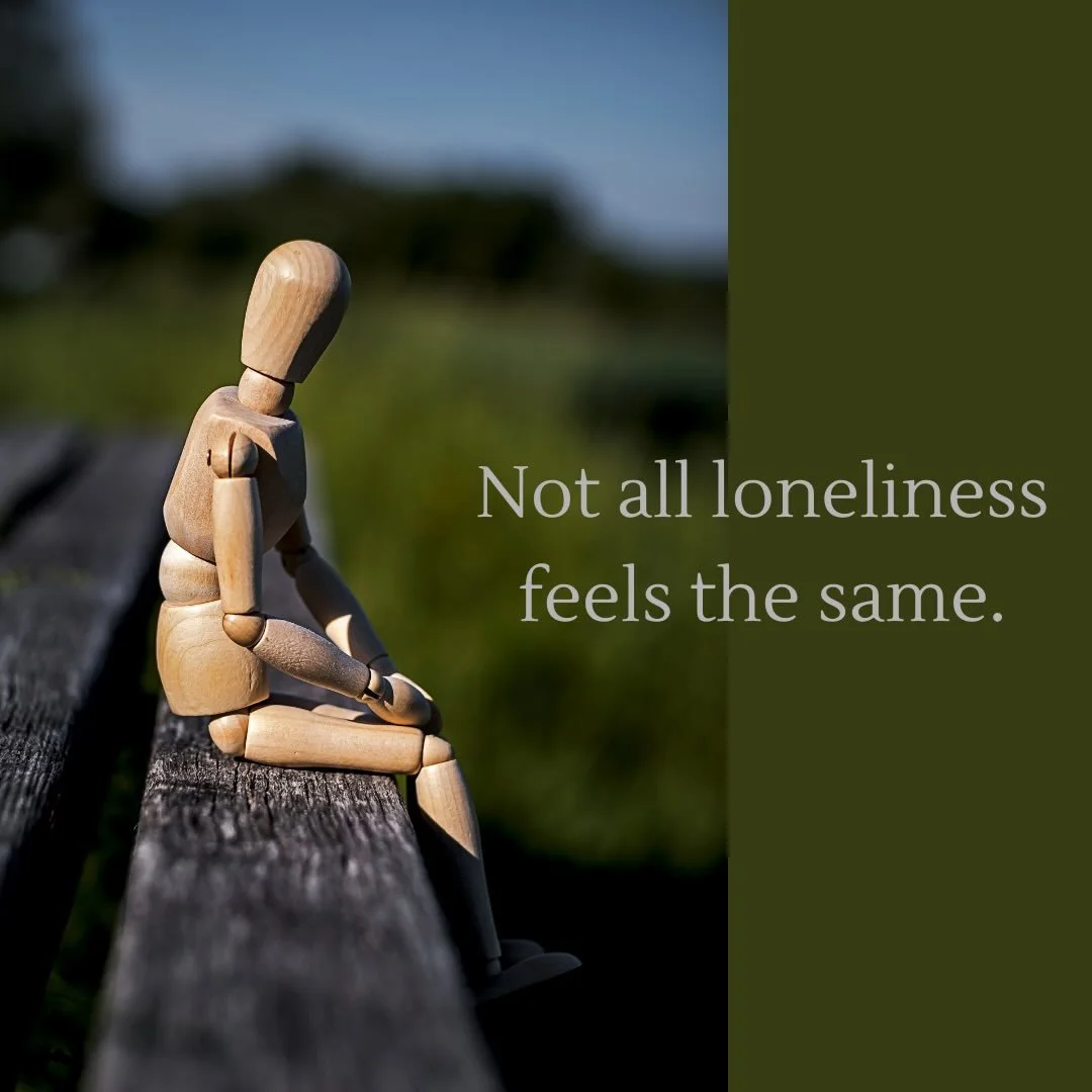Loneliness can take many forms. 

Understanding the type of loneliness can help create more compassionate and effective pathways towards healing and reconnection.

Loneliness doesn&rsquo;t have to define your future. 

Therapeutic support can help yo