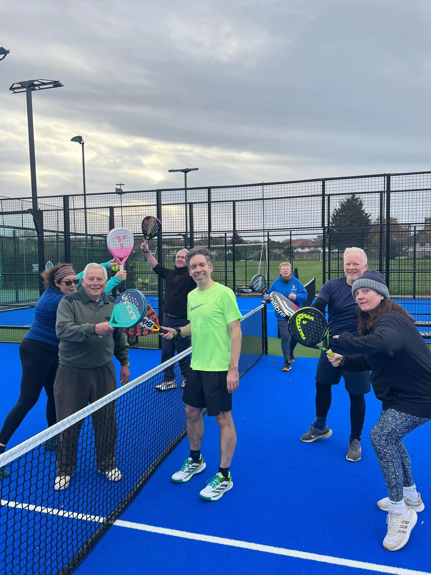 Lunchtime socials on the courts! ☀️ 90 minutes of padel, rotate partners, always a good time.