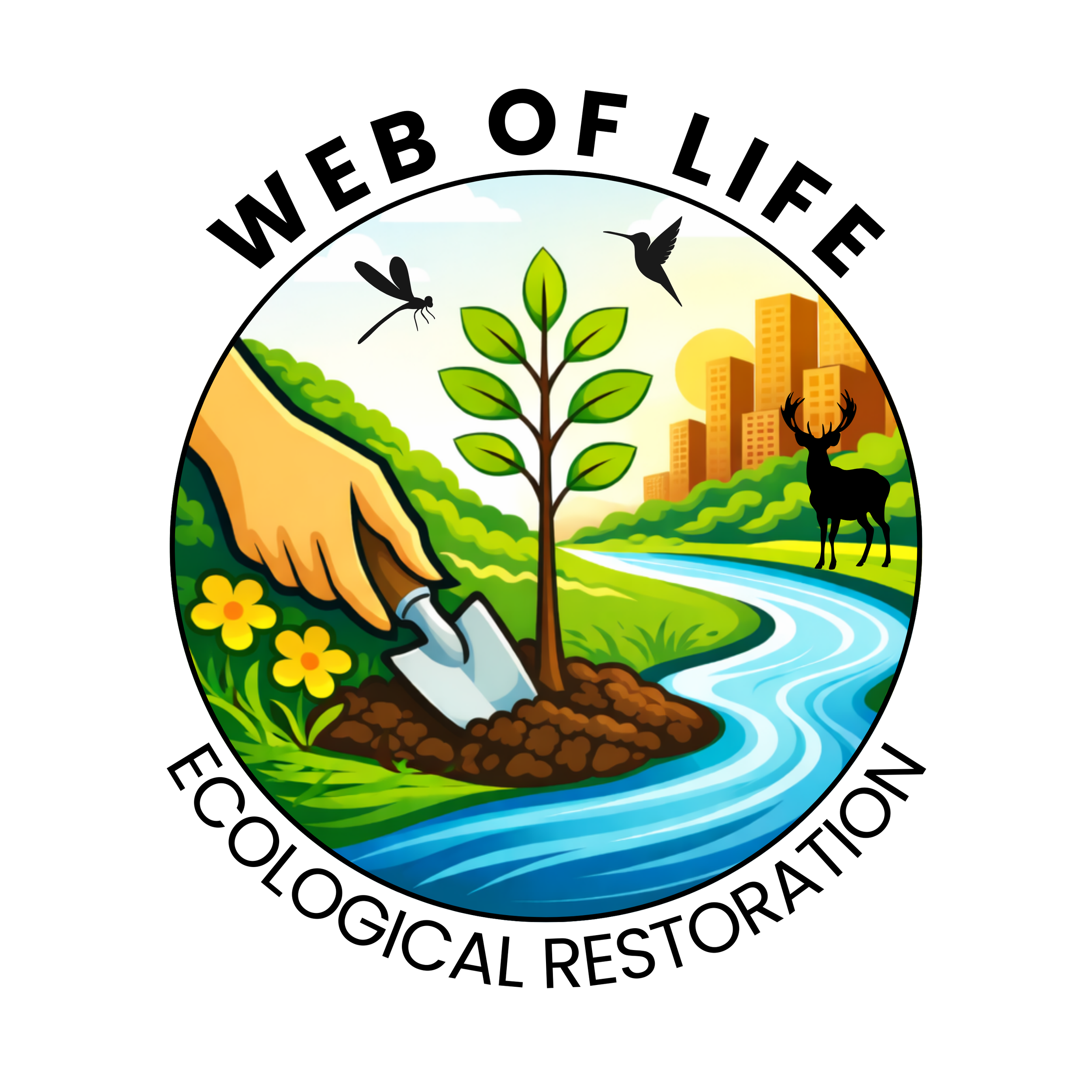 Logo and Website Design – Web of Life Society