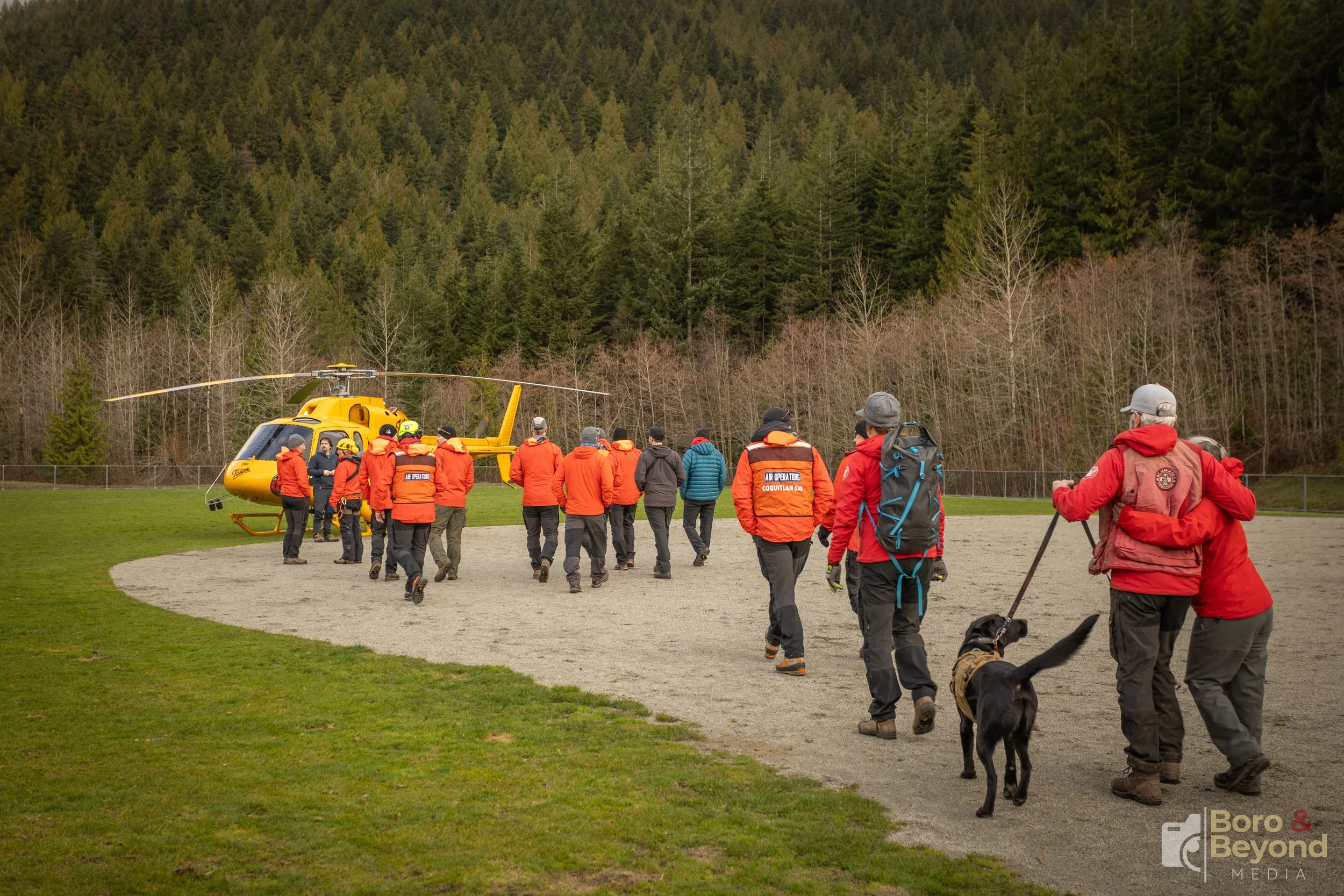 Coquitlam Search and Rescue Helicopter Training Event