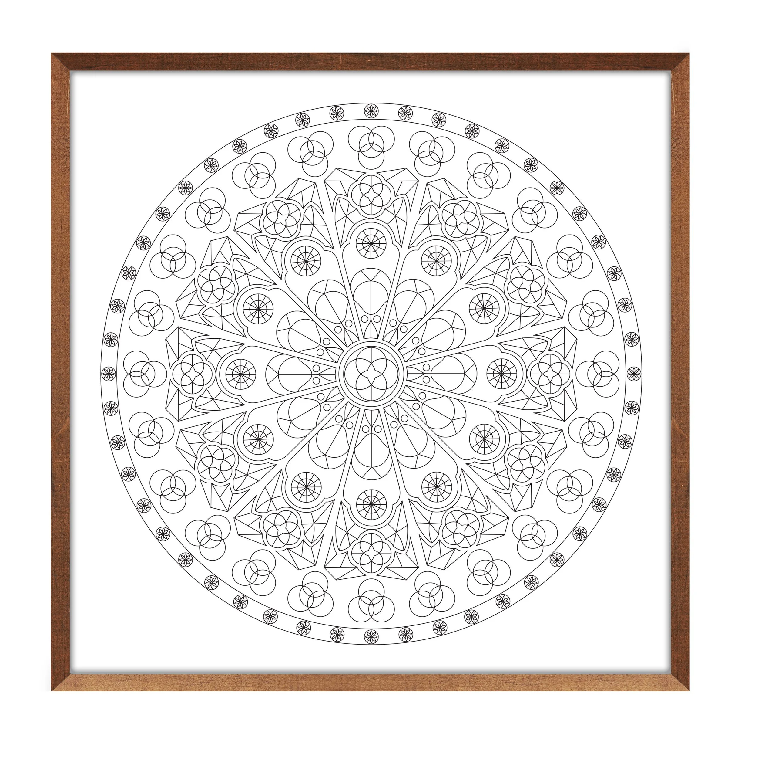 Mandala Universo - para colorir
