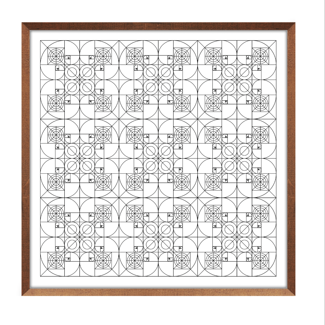 Áurea V - para colorir