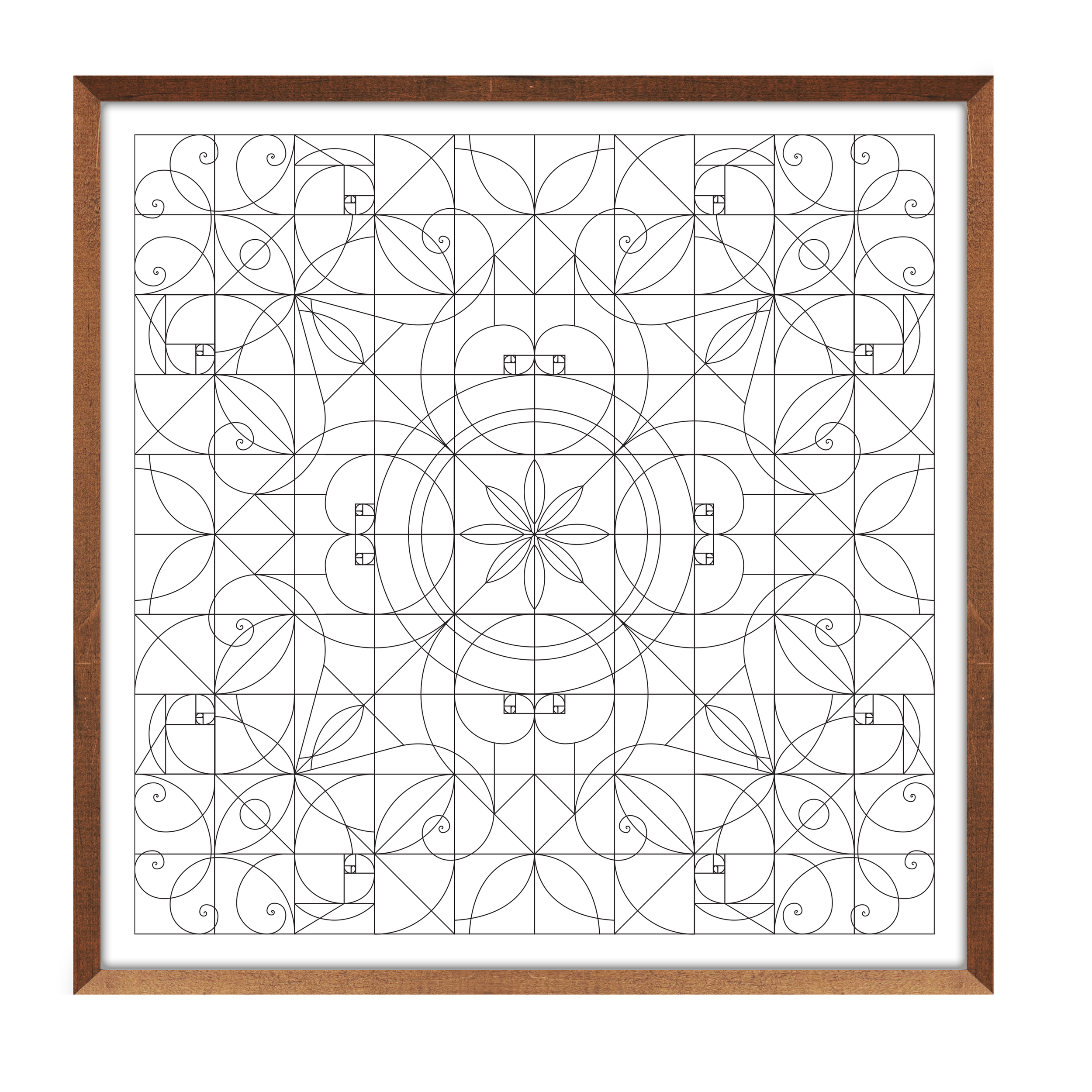 Áurea VIII - para colorir