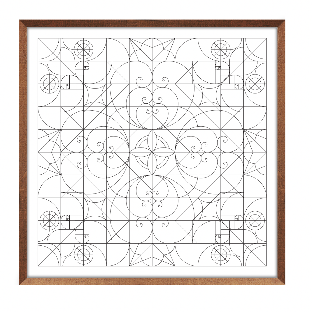 Áurea VI - para colorir