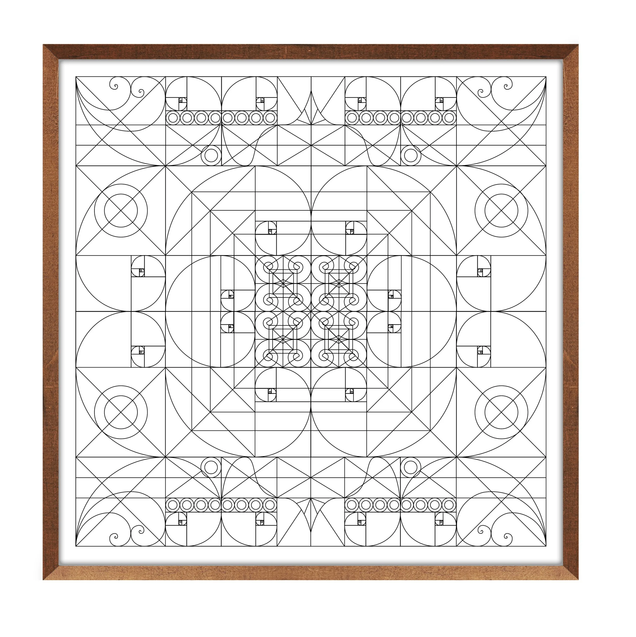 Áurea IV - para colorir
