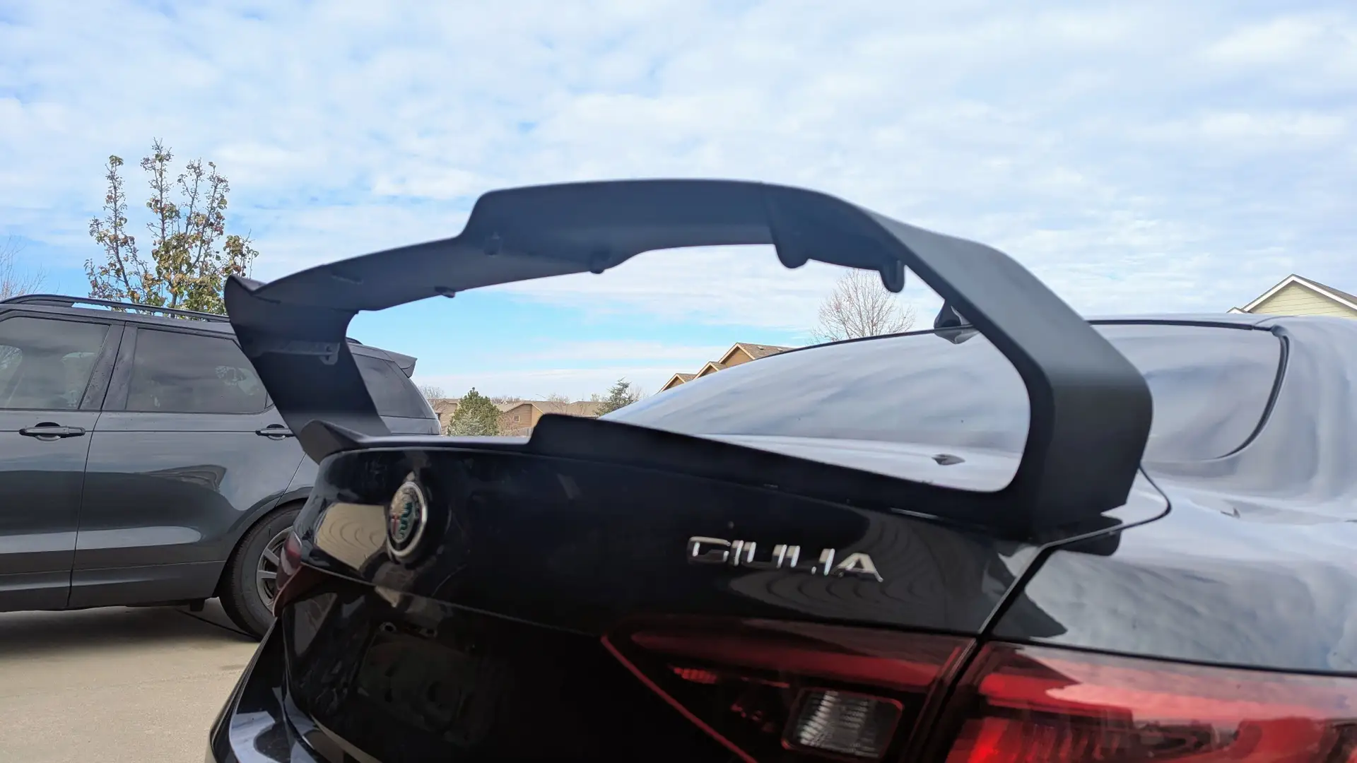 Giulia GTAm Adjustable Rear Spoiler - QV and 2.0