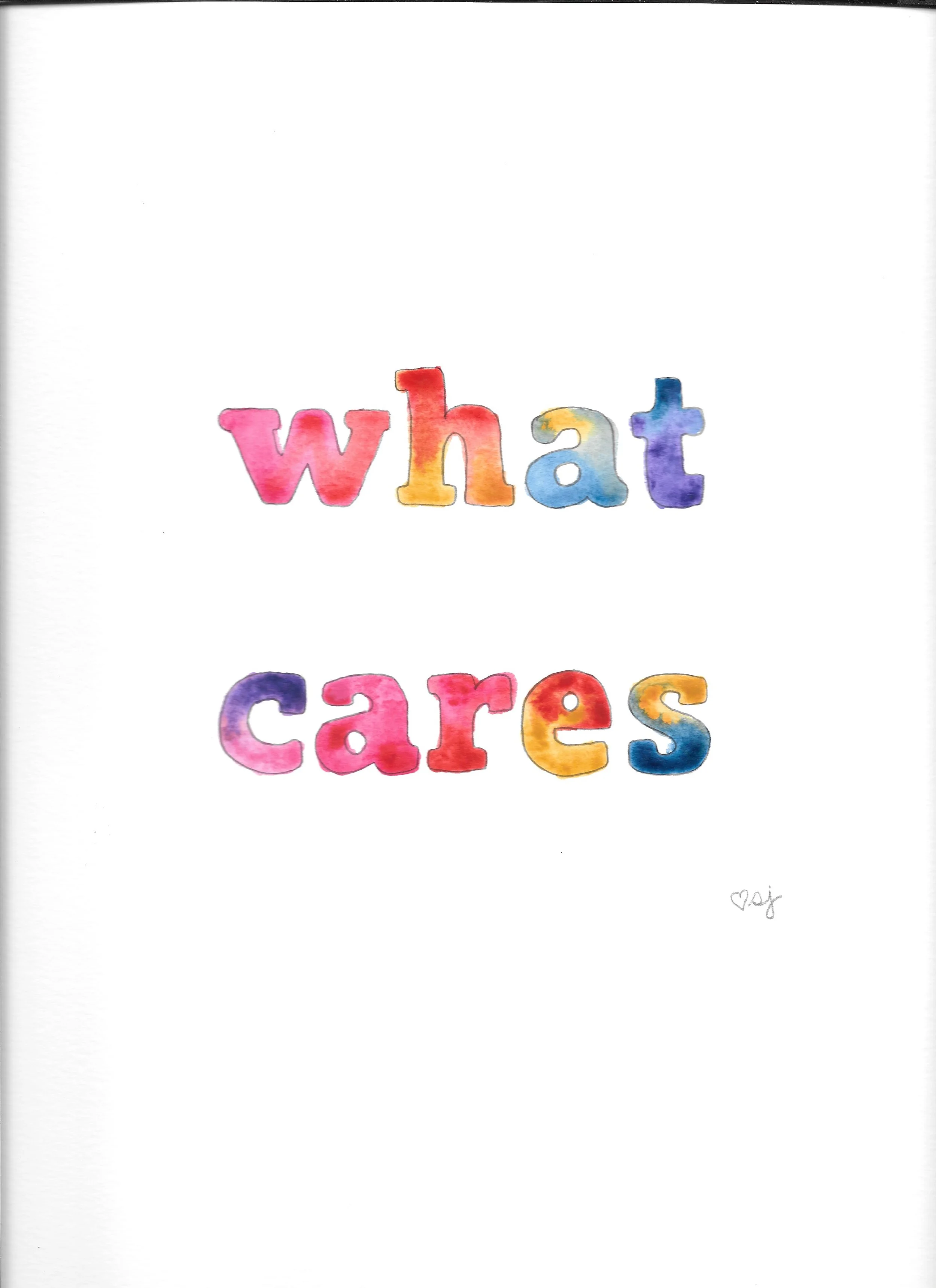 what cares - original