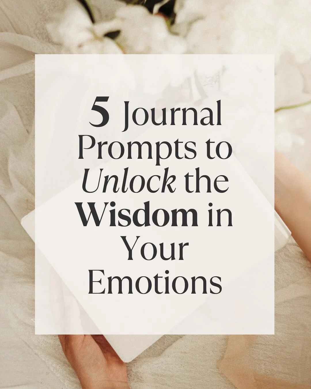 Your emotions carry ancient wisdom. 🌙
 When we avoid them, they tighten and weigh us down. When we meet them with compassion, they reveal what our soul is asking for.

These 5 journal prompts are invitations to pause, listen, and discover what your 