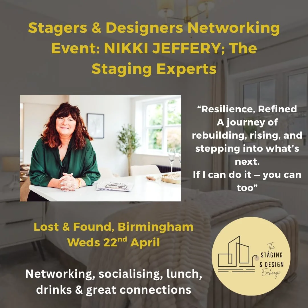 Revealing part 2 of our agenda for our SDE networking event&hellip;😍

The incredible Nikki Jeffery, Founder of @thestagingexperts , will be giving us an insight into her journey 💥 

There is nothing better than hearing in real time from people who 