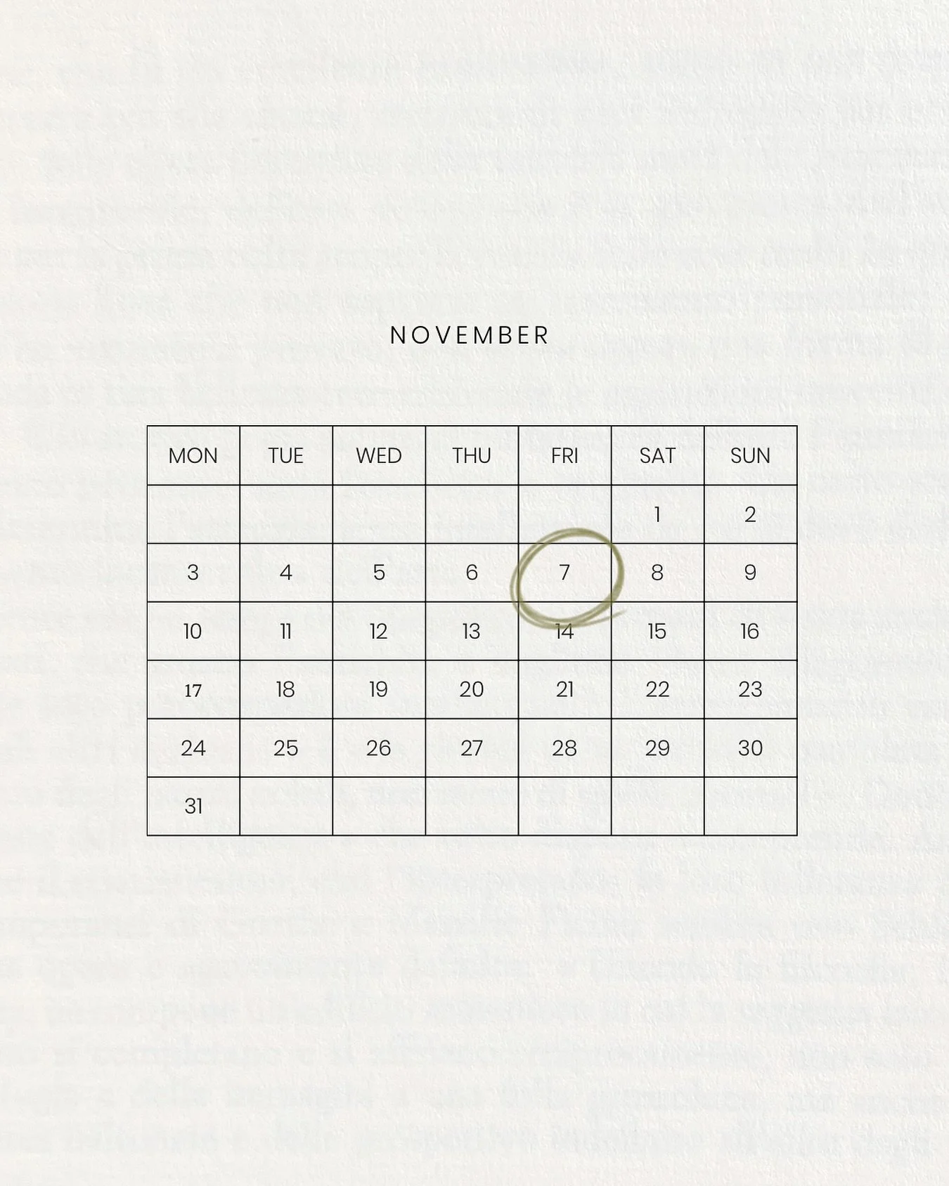 Save the date: November 7th. An exciting development in therapy is on the way. More details coming soon 💭