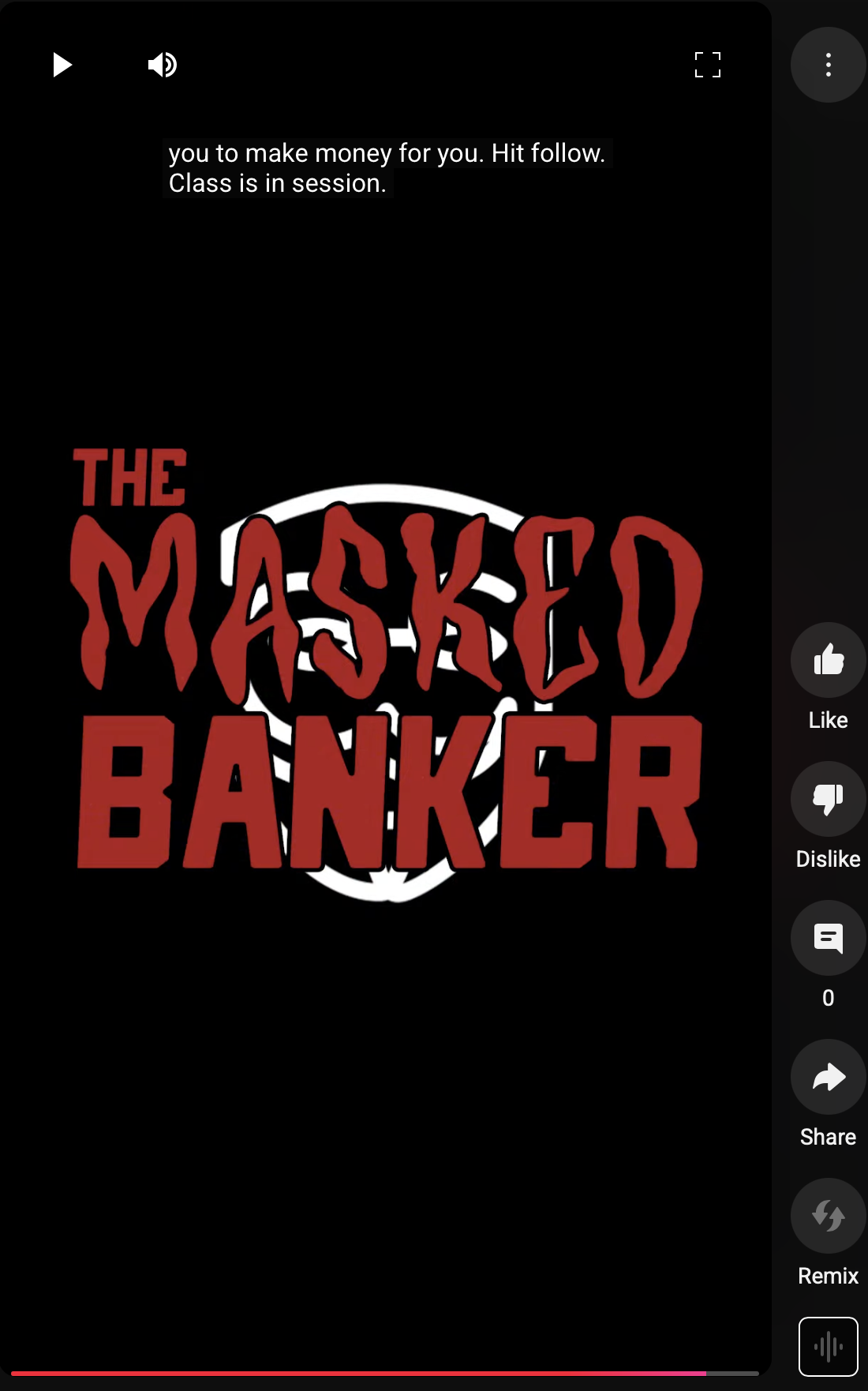 CLICK TO VIEW VIDEO | The Masked Banker is a financial literacy brand for teens, built around an AI-generated avatar I designed and animated. All sound is recorded and processed by me, combining authentic insider knowledge with modern AI storytelling