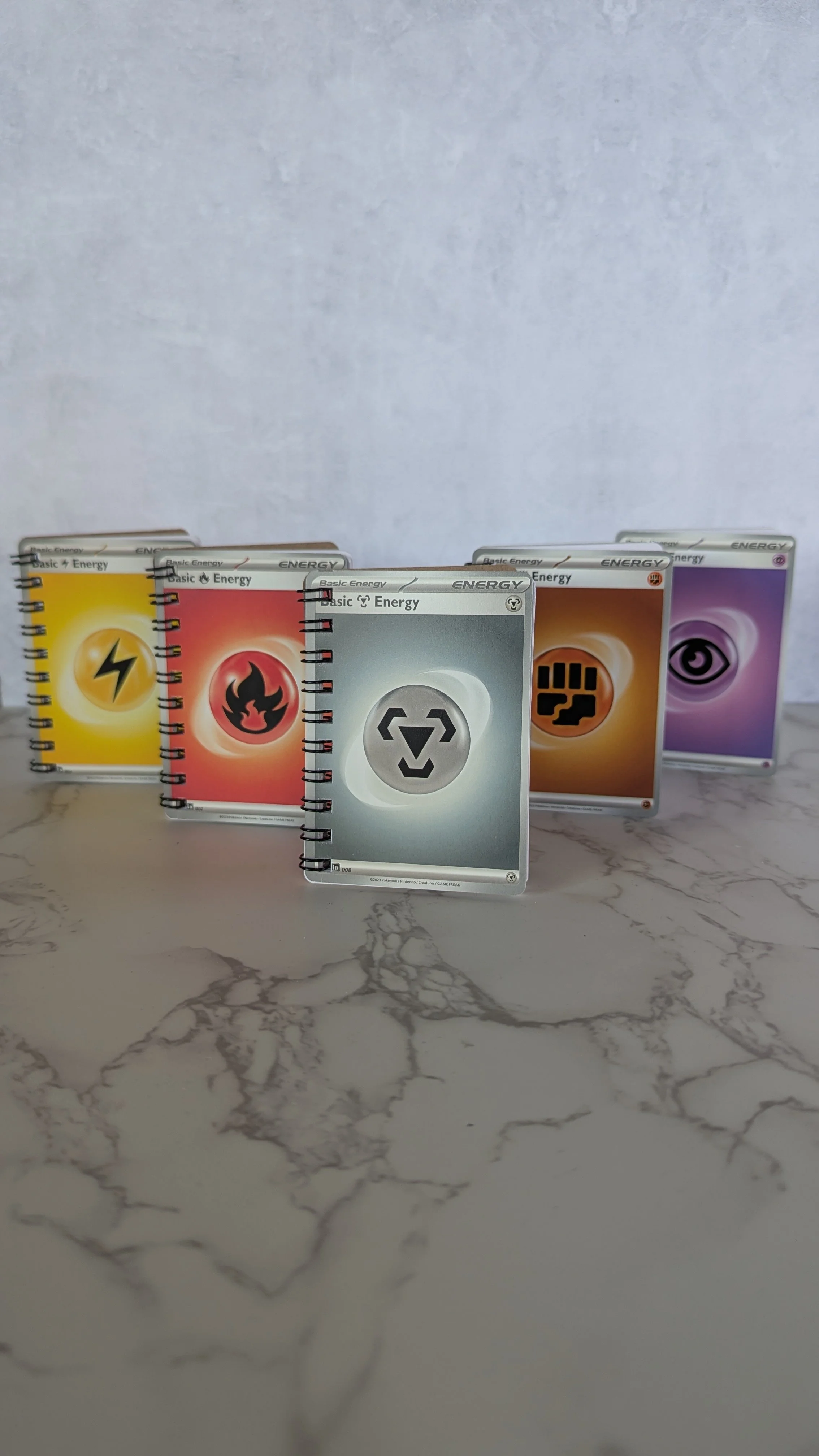 Mystery ENERGY Pocket-Sized Trading Card Notebook