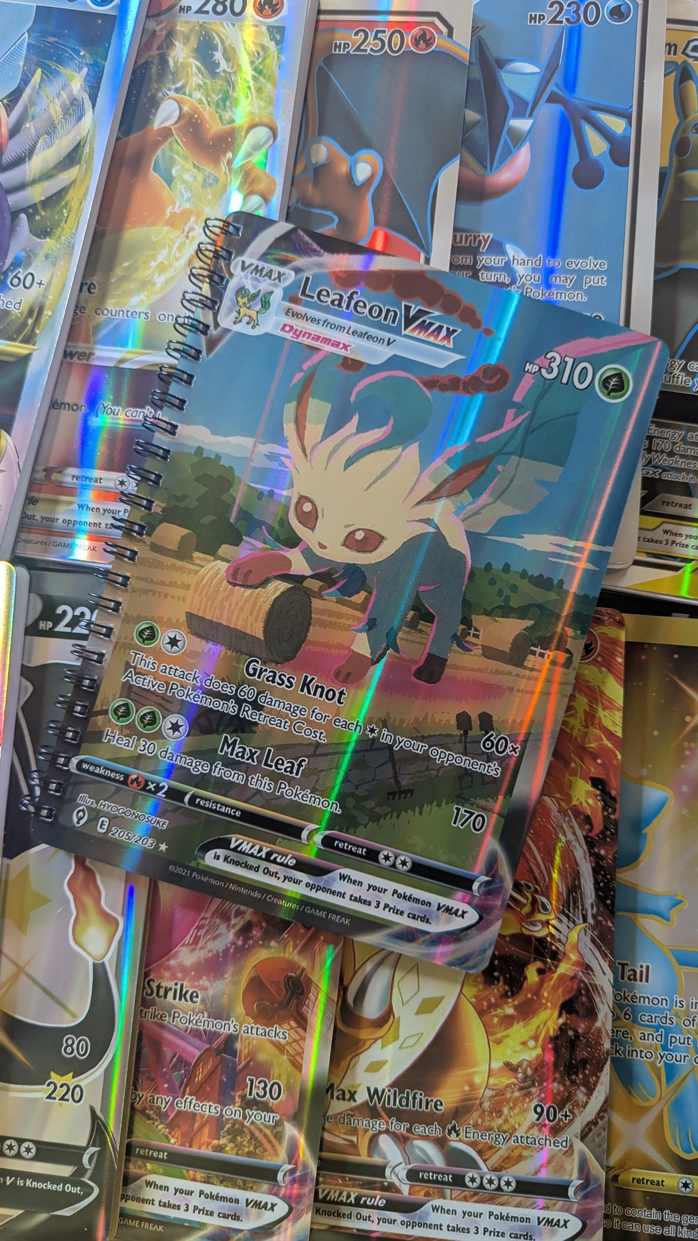 Mystery Jumbo Trading Card Notebook (not a Charred variety)