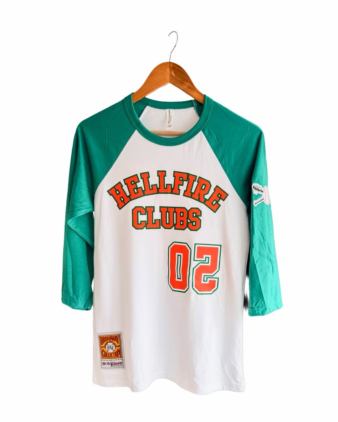 Stranger Things / Hellfire Clubs team raglans, now at the theatre, or shipping soon!  @unvalas @stonbroadway @kerconyc