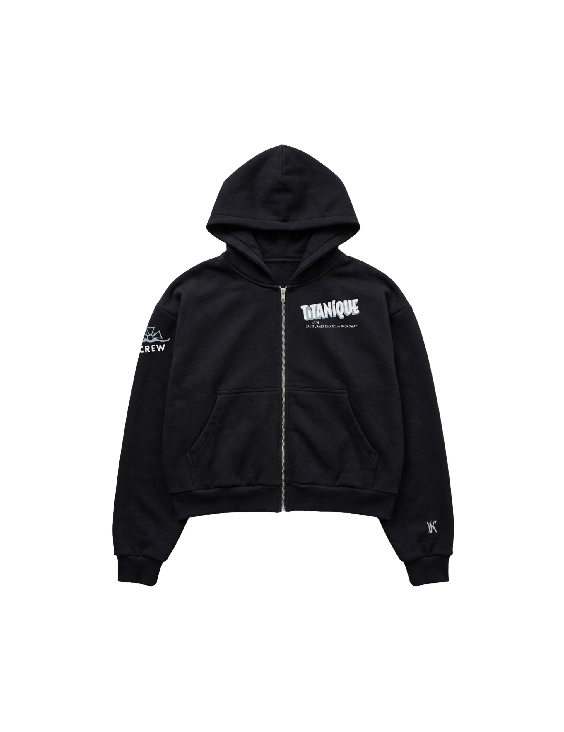 Titanique Cropped Crew Hoodies