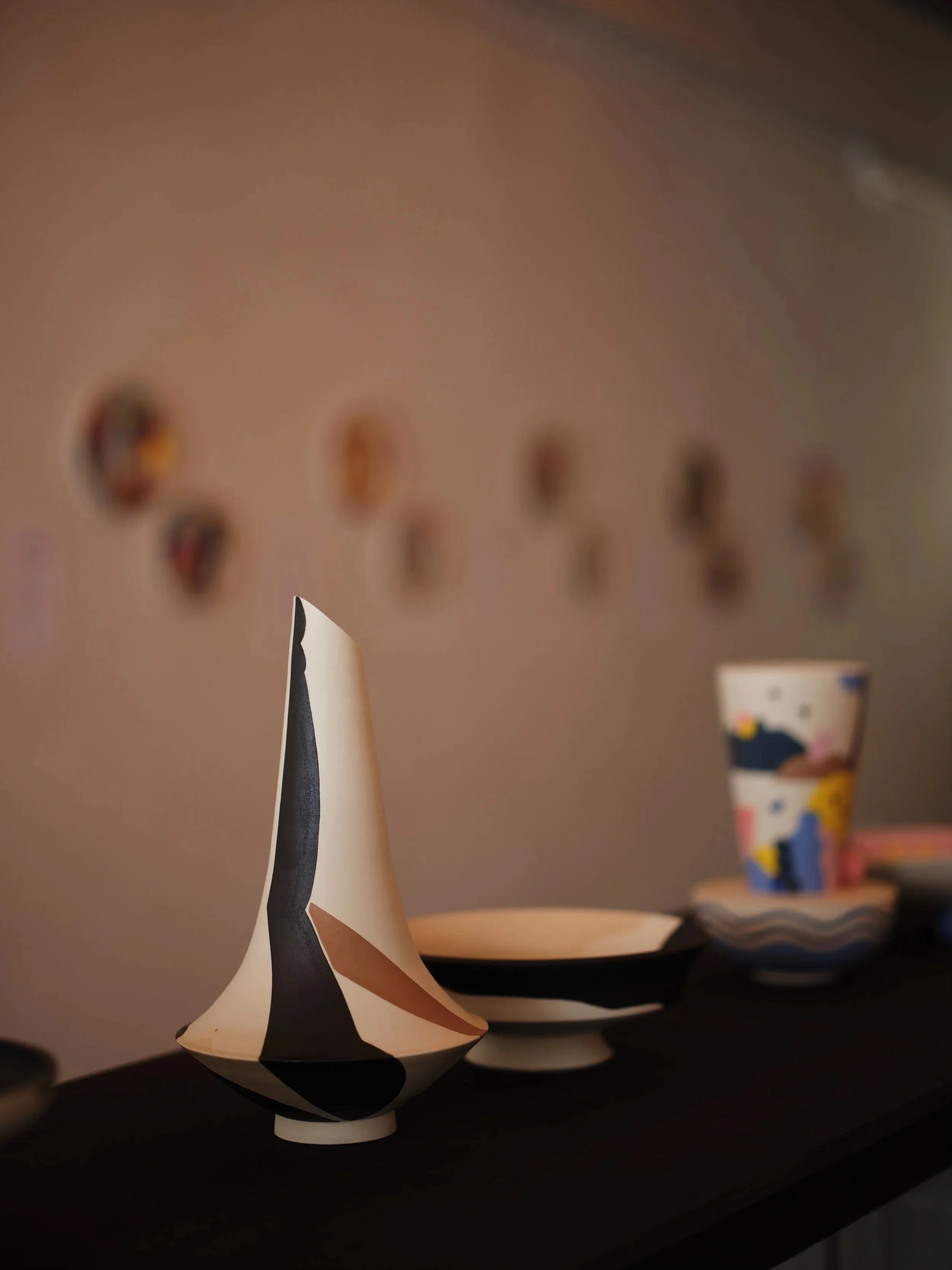 CLAY IN COLOUR : DOWN TO EARTH VASE 8 X 8 X 16 INCHES CLEAR GLAZE INSIDE 2022_Shazmin Hussein.jpg