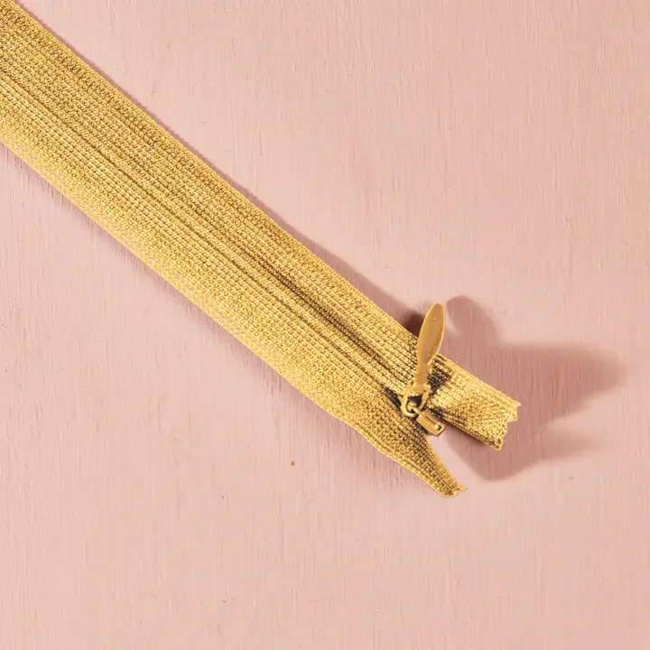 Invisible zipper 20 cm mustard.webp