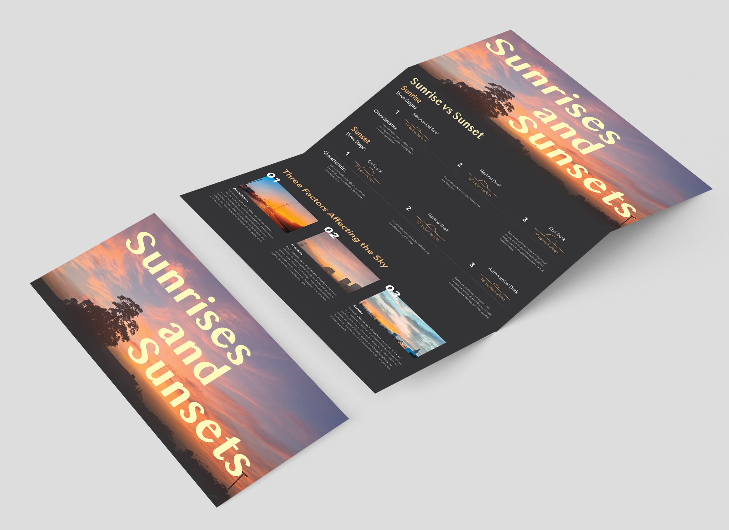 The Light Behind the Sun - Trifold Pamphlet