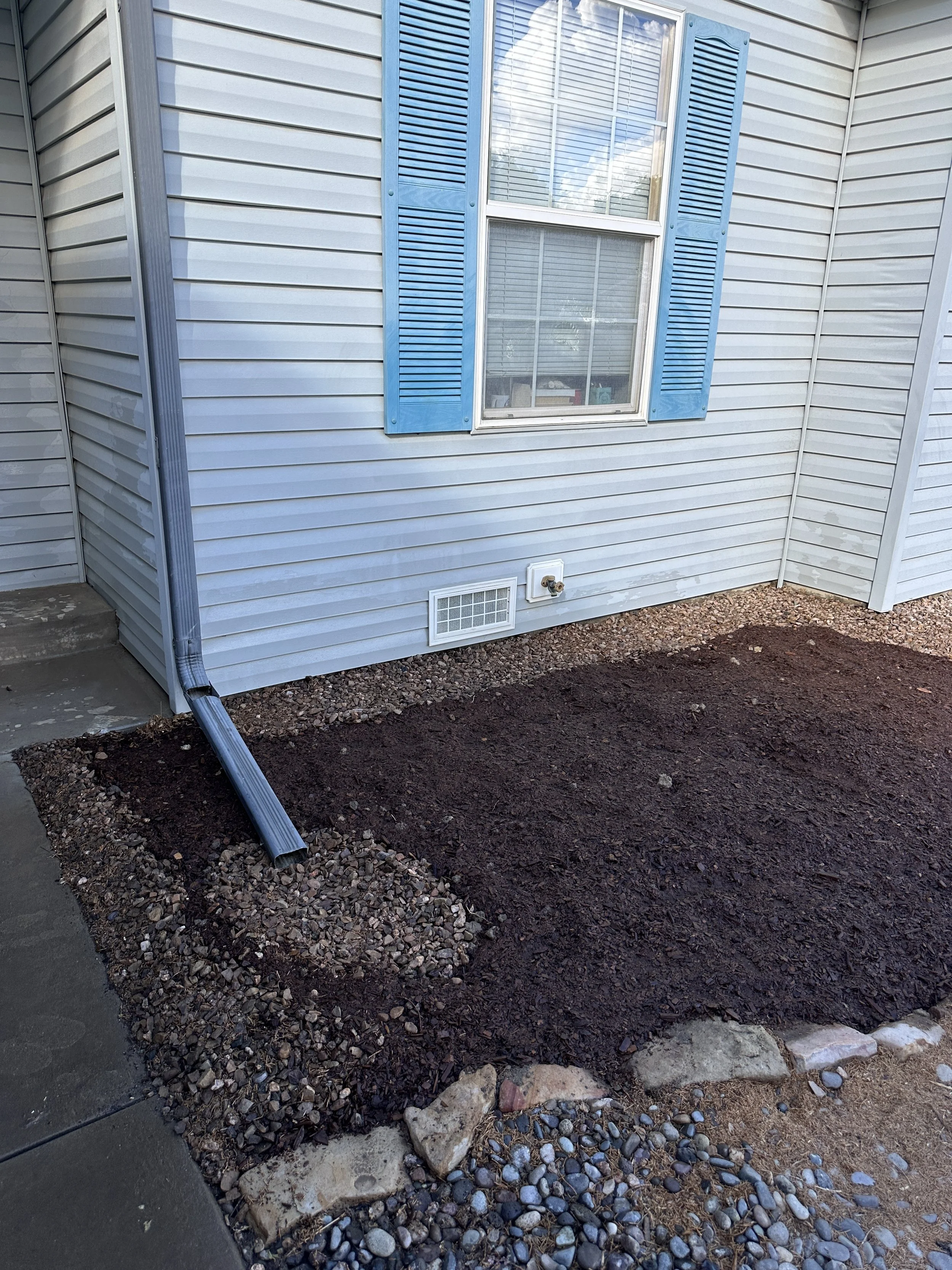 Bare soil.