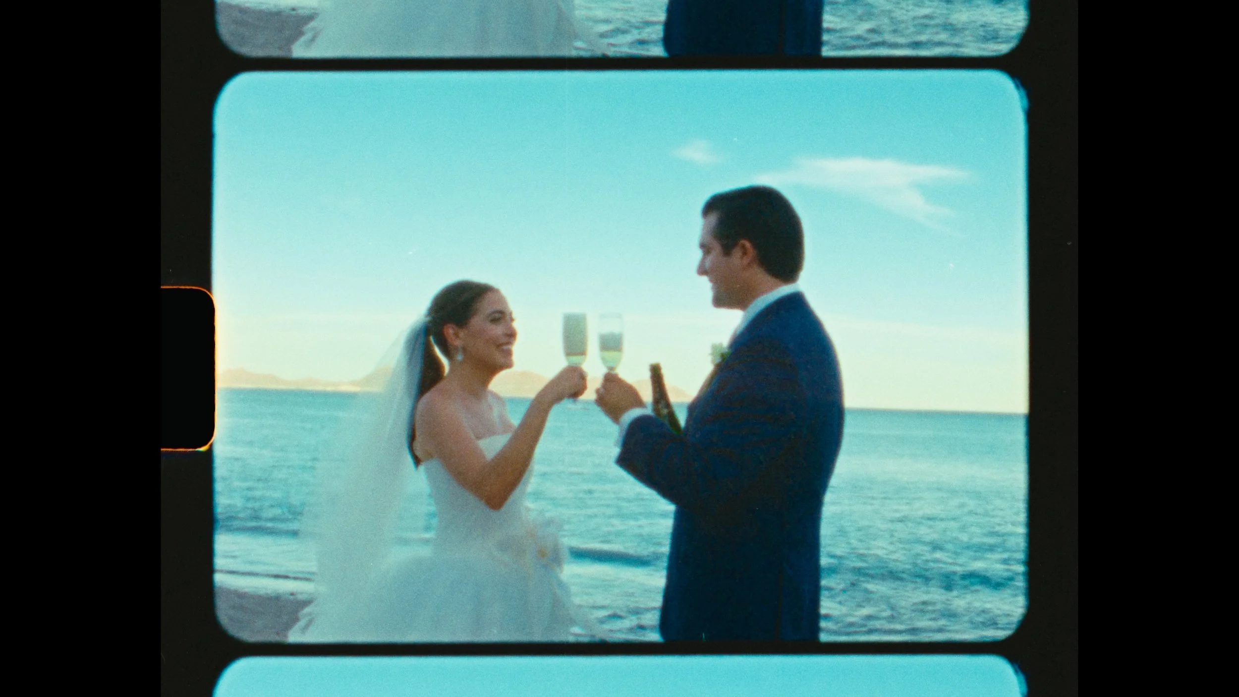 Patricia & Samuel wedding in San Carlos, Sonora, filmed by Villa Films