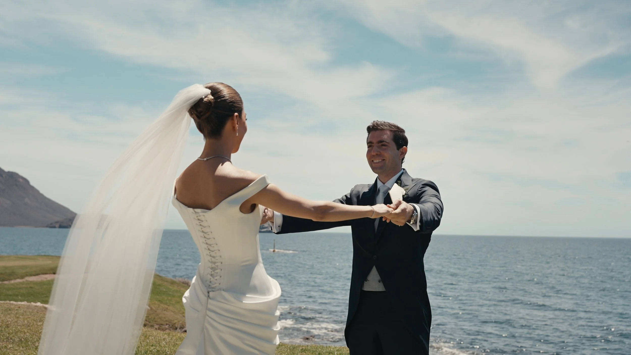 Sofía & Juan Pablo wedding in San Carlos, Sonora, filmed by Villa Films