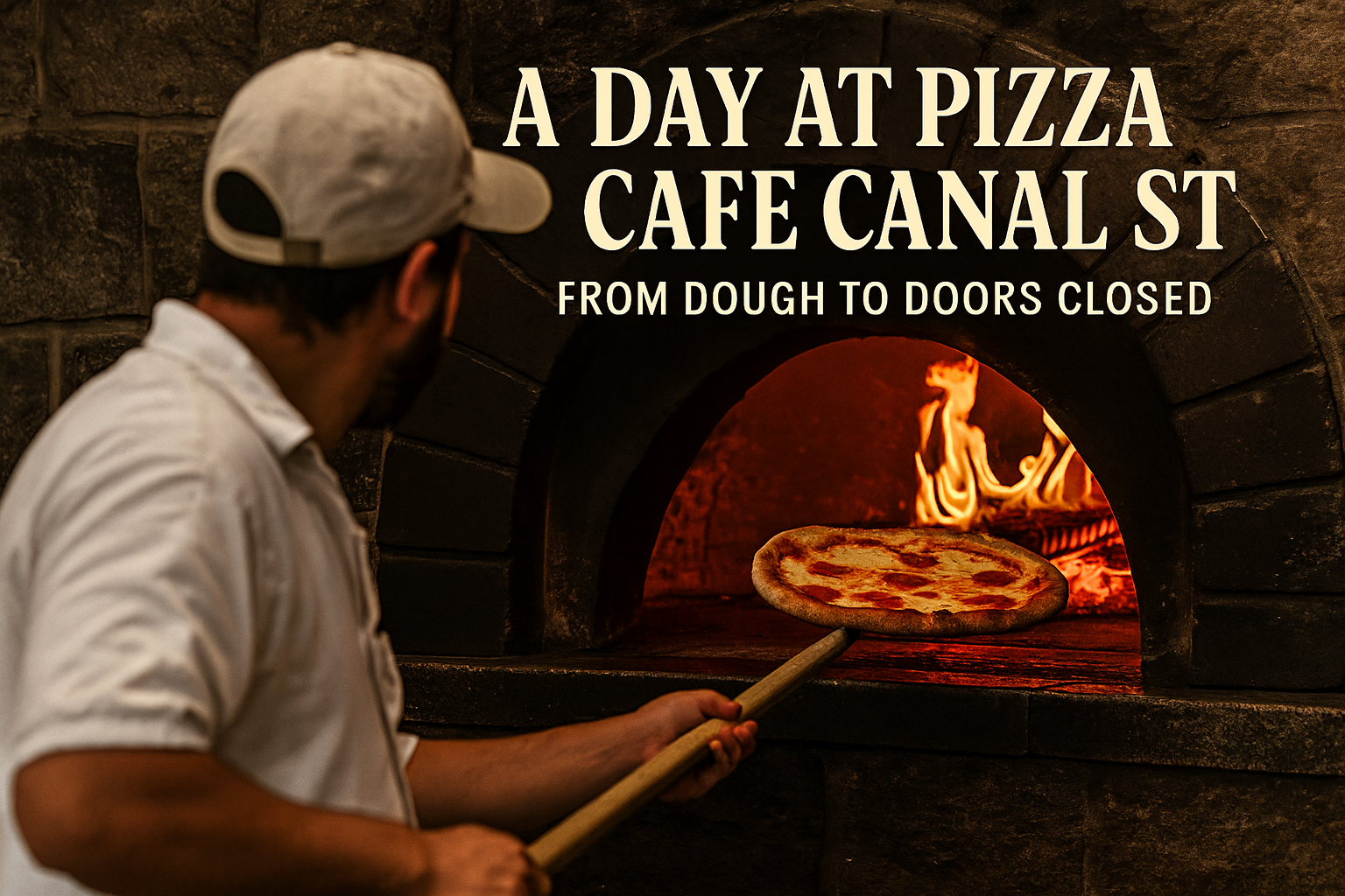 A Day at Pizza Cafe Canal St: From Dough to Doors Closed