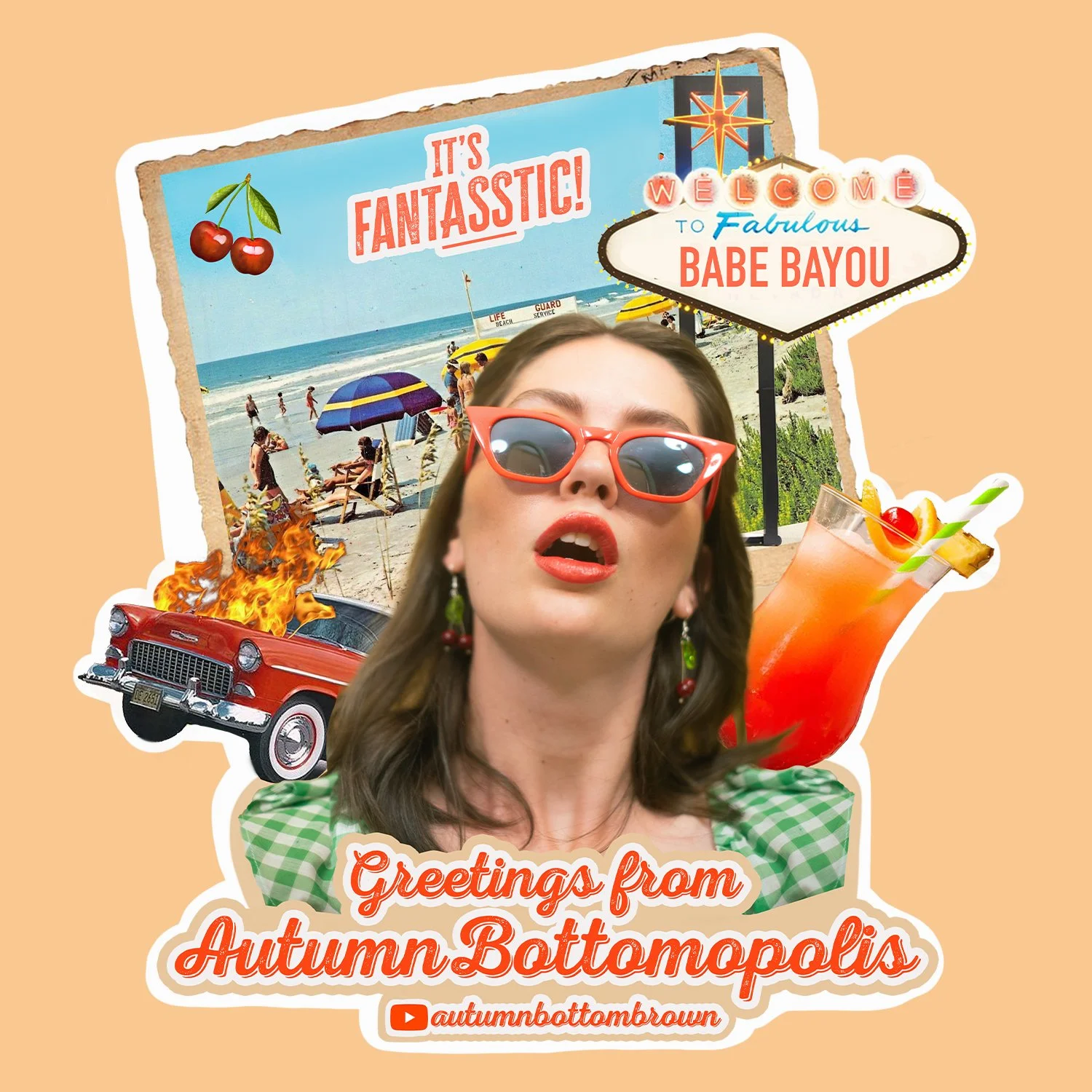 Greetings From AutumnBottomoplis Sticker