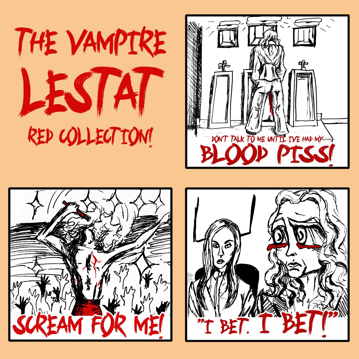 Lestat: The Red Collection Sticker Pack