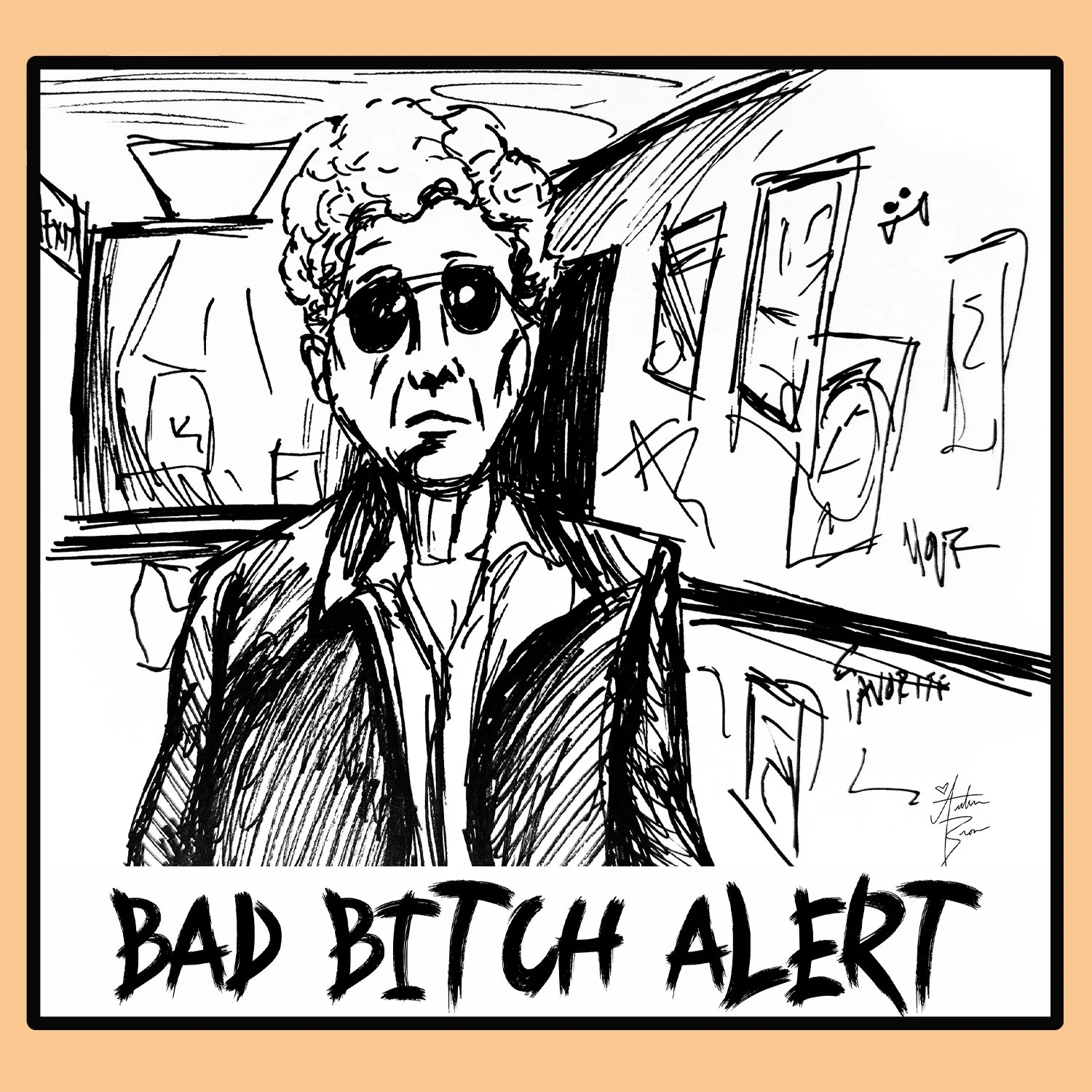 Daniel Malloy: Bad Bitch Alert Sticker