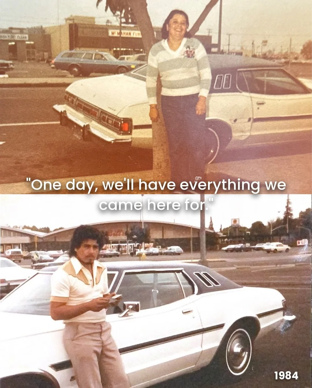 I&rsquo;ve been sitting with this all morning. Thinking about my parents. What they left behind, what they walked toward, what they had no way of knowing would actually work out.

Am&aacute;, sigues siendo lo m&aacute;s firme en mi vida. Cada vez que