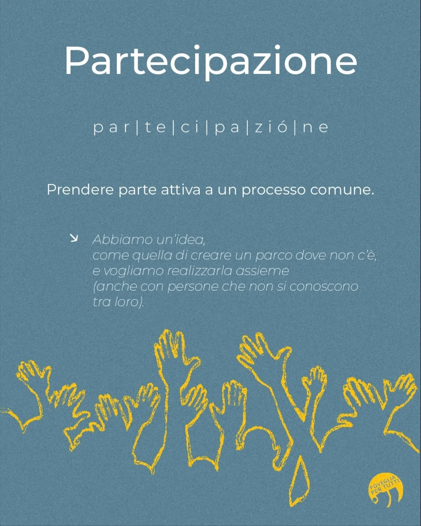 Abbiamo concluso il corso di formazione rivolto a tutte le persone che vogliono costruire con noi un parco comunitario nella laguna, ma anche un modello di uso e cura degli spazi comuni, un modello di comunit&agrave; unita e inclusiva, anche nelle di