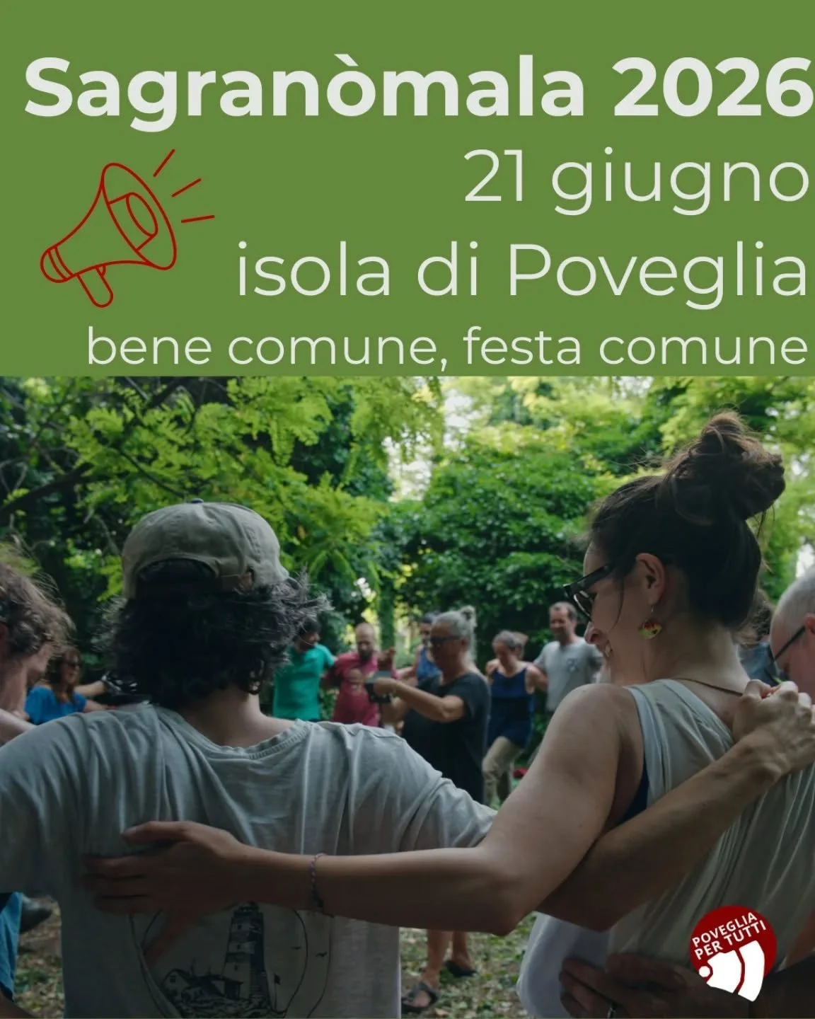 📌 Save the date
21 giugno a  Poveglia per la Sagran&ograve;mala 2026! 

Stay tuned 📢

#povegliapertutti #povegliaparcocomunitario #sagran&ograve;mala #Poveglia