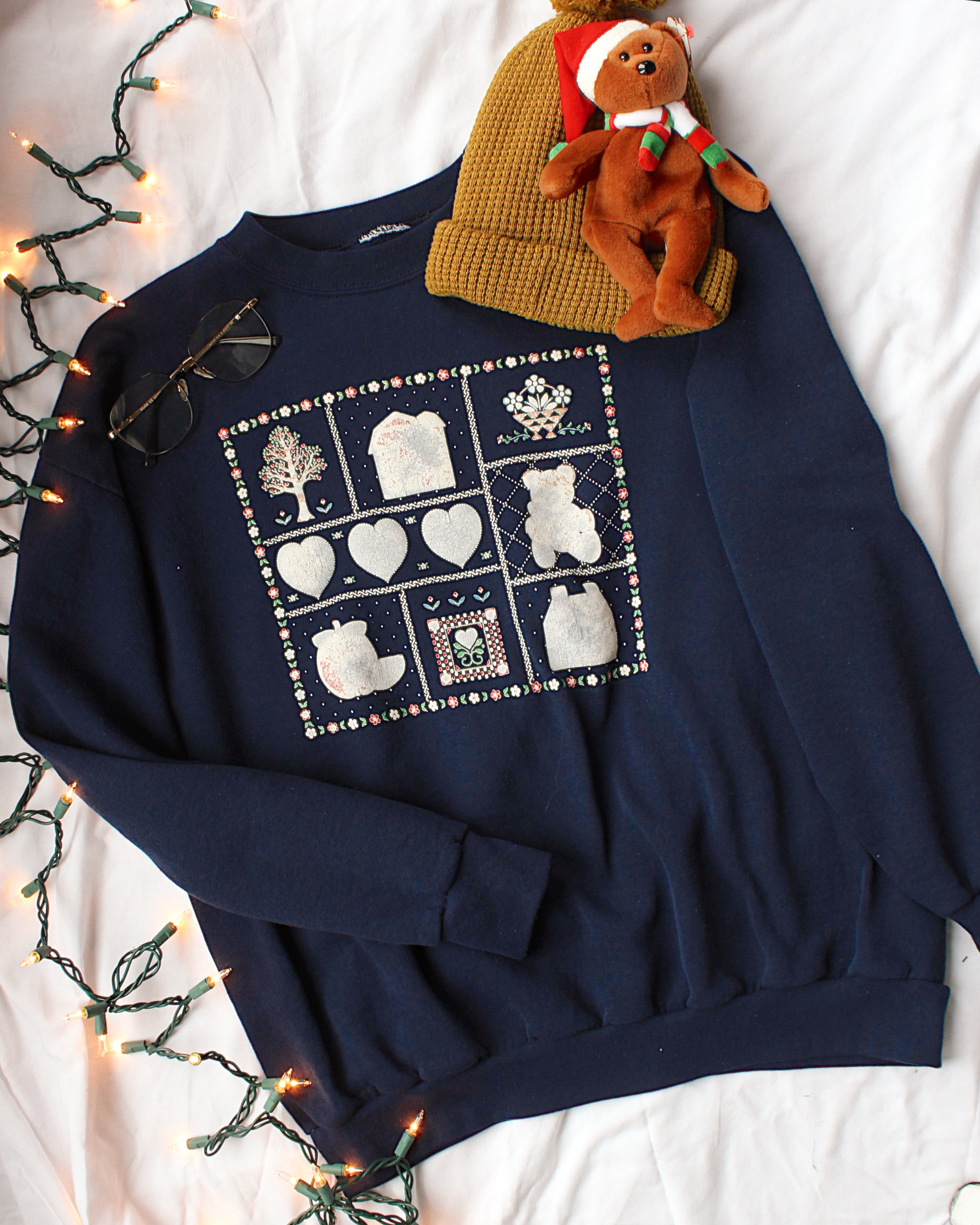 Snowglobe Village Pullover