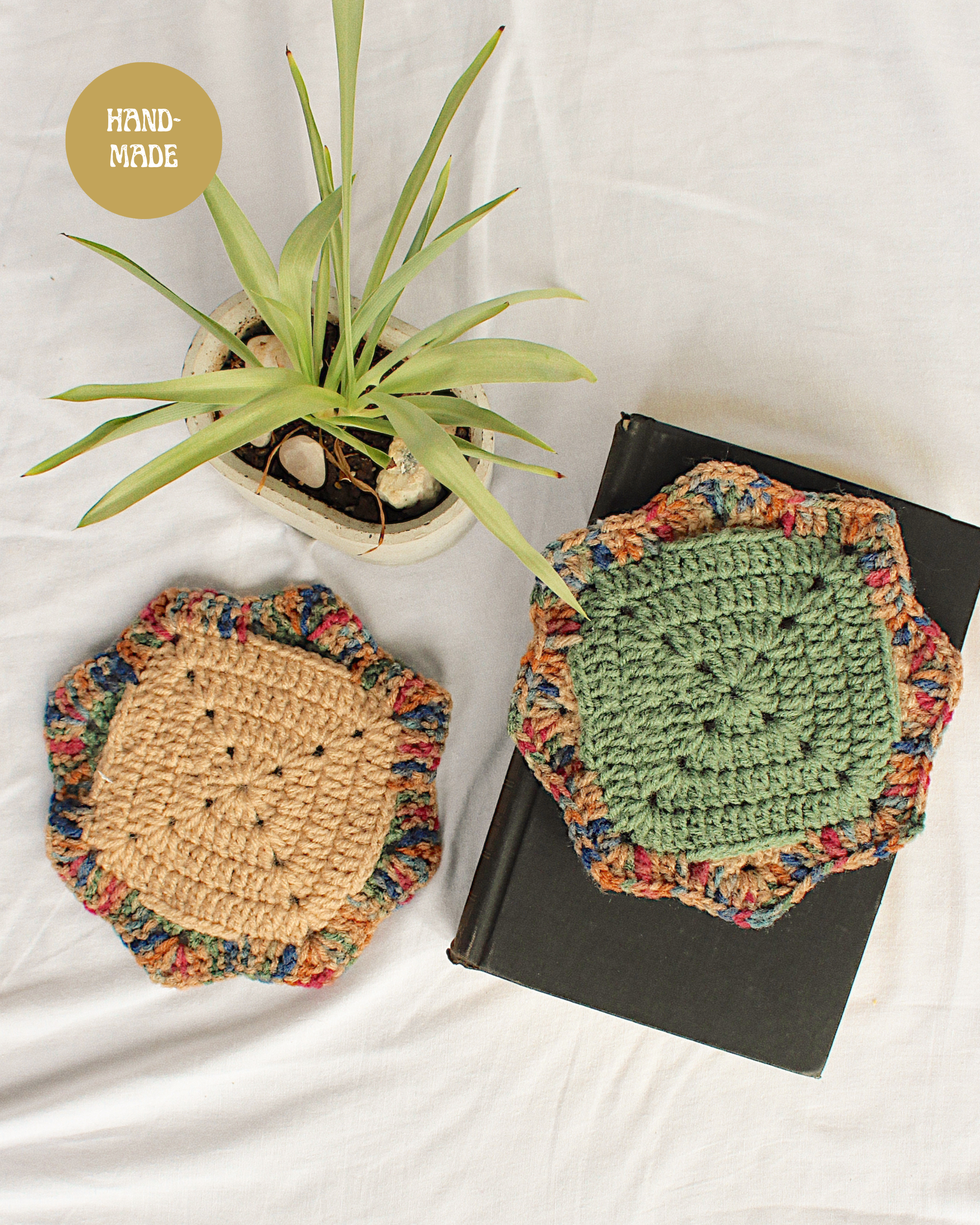 Green Tea Coasters/Hot Pads